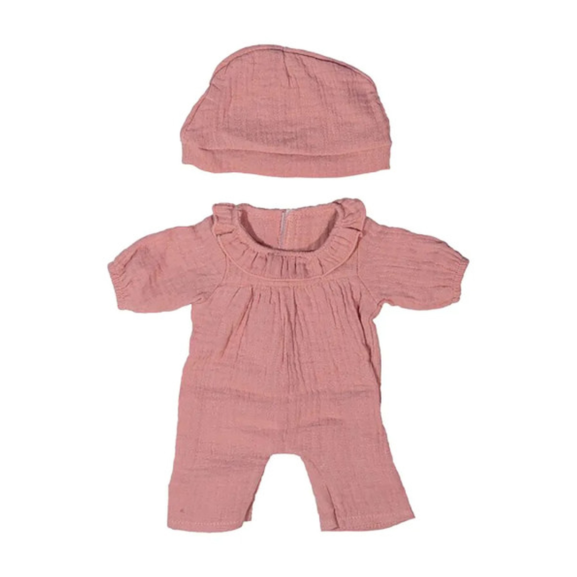 Pink Pajamas with Hat for 15-Inch Dolls