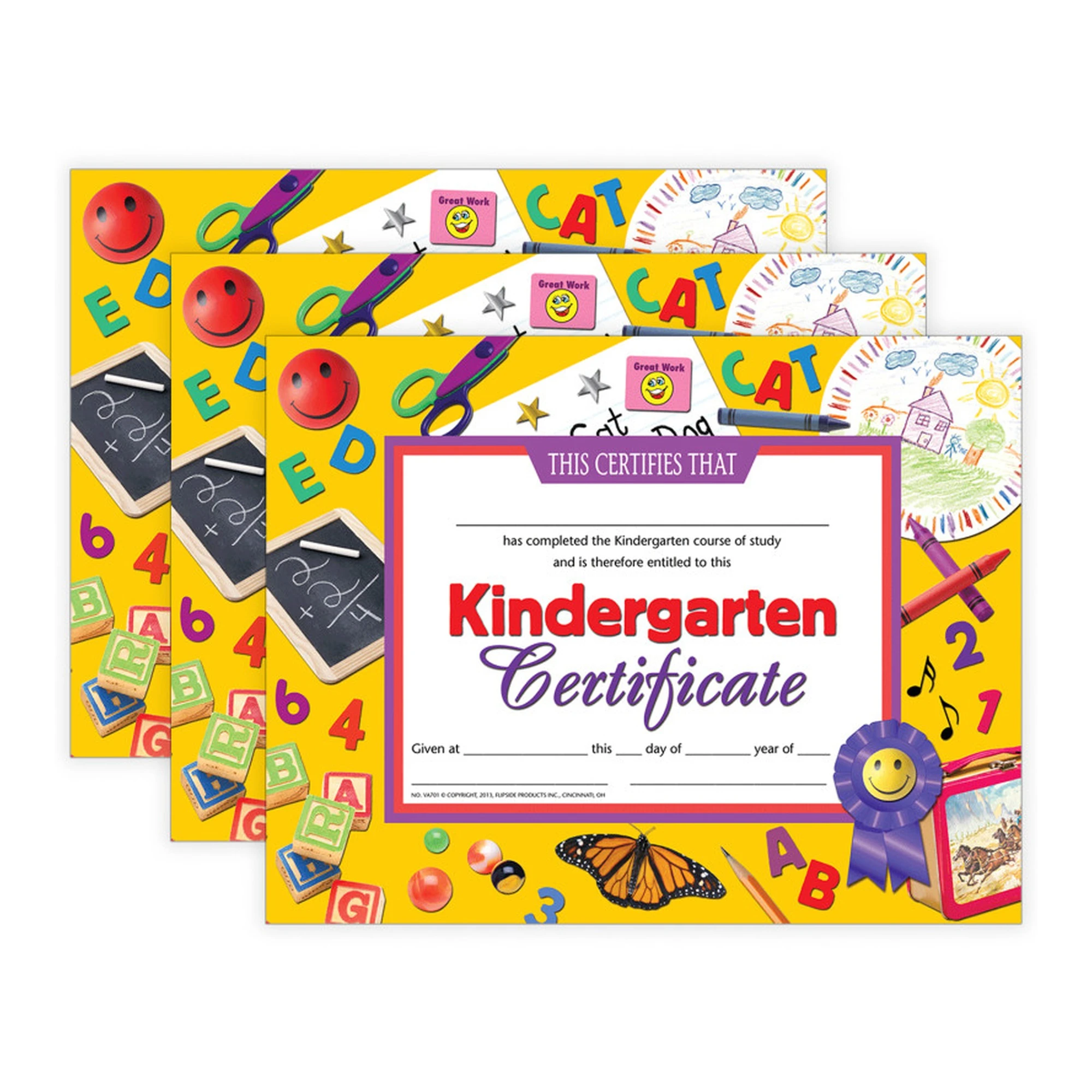Kindergarten Completion Certificates, 90 Count