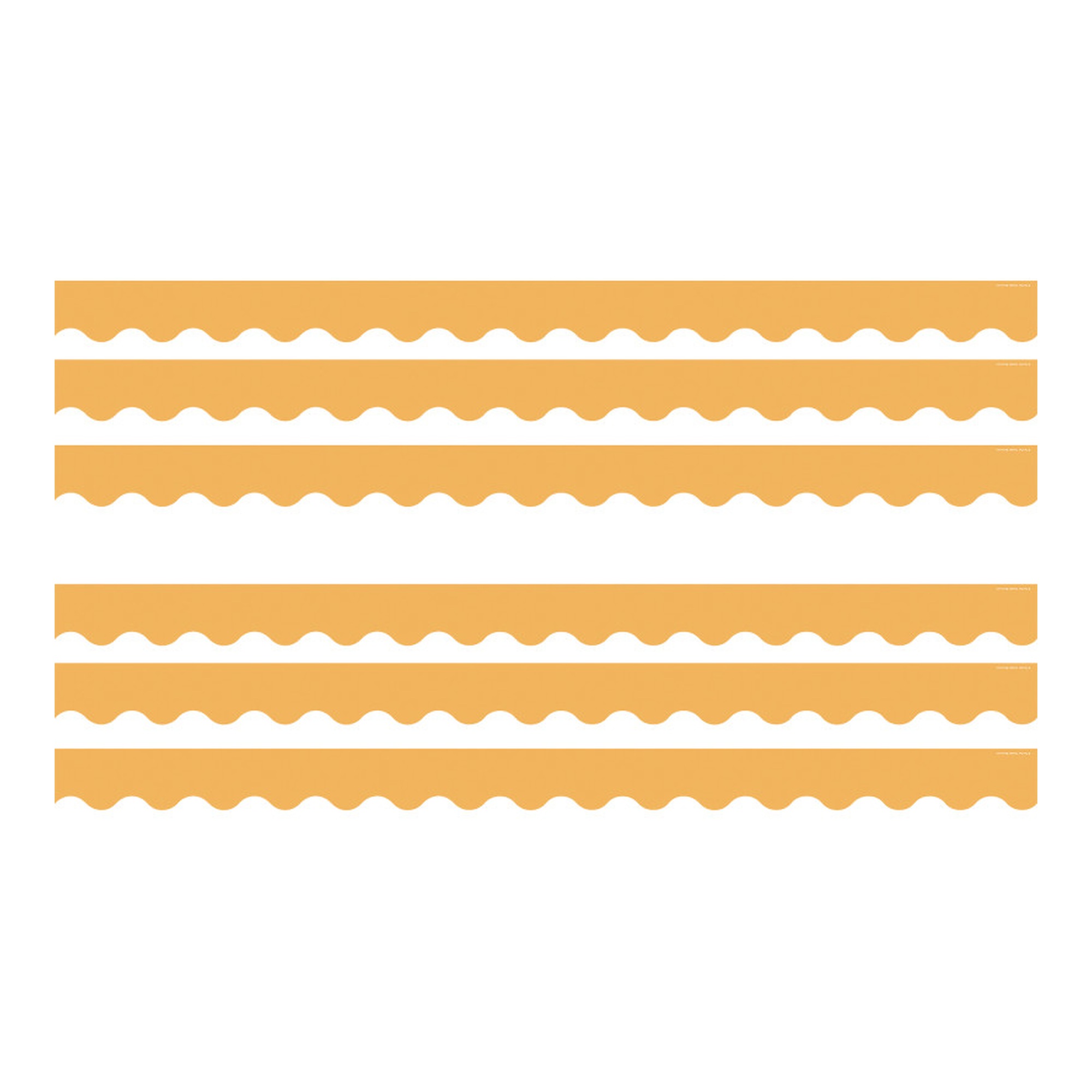 Golden Sun Scalloped Border Trim, 6 Packs
