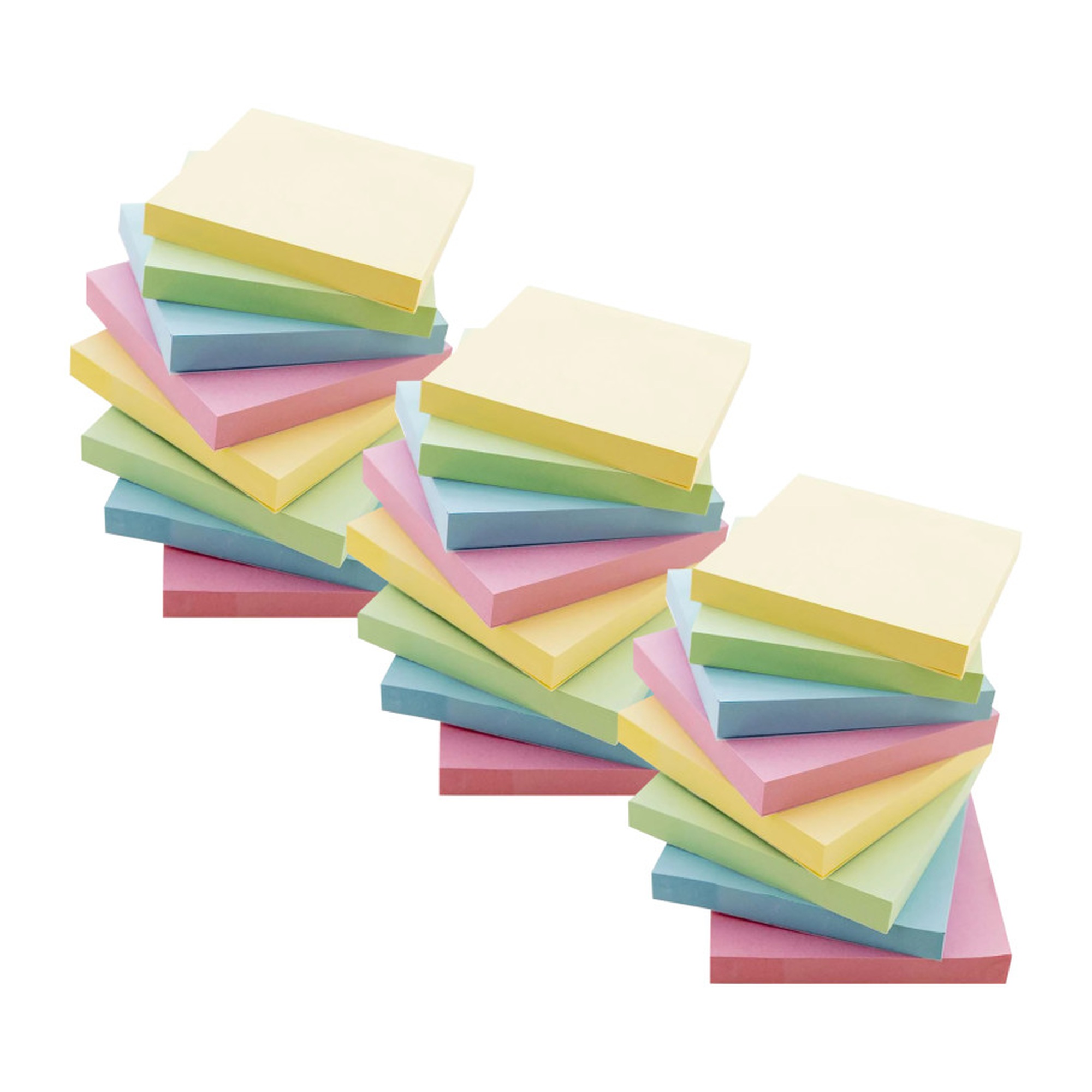 Assorted 3 x 3 Self-Stick Notes, 36 Pads