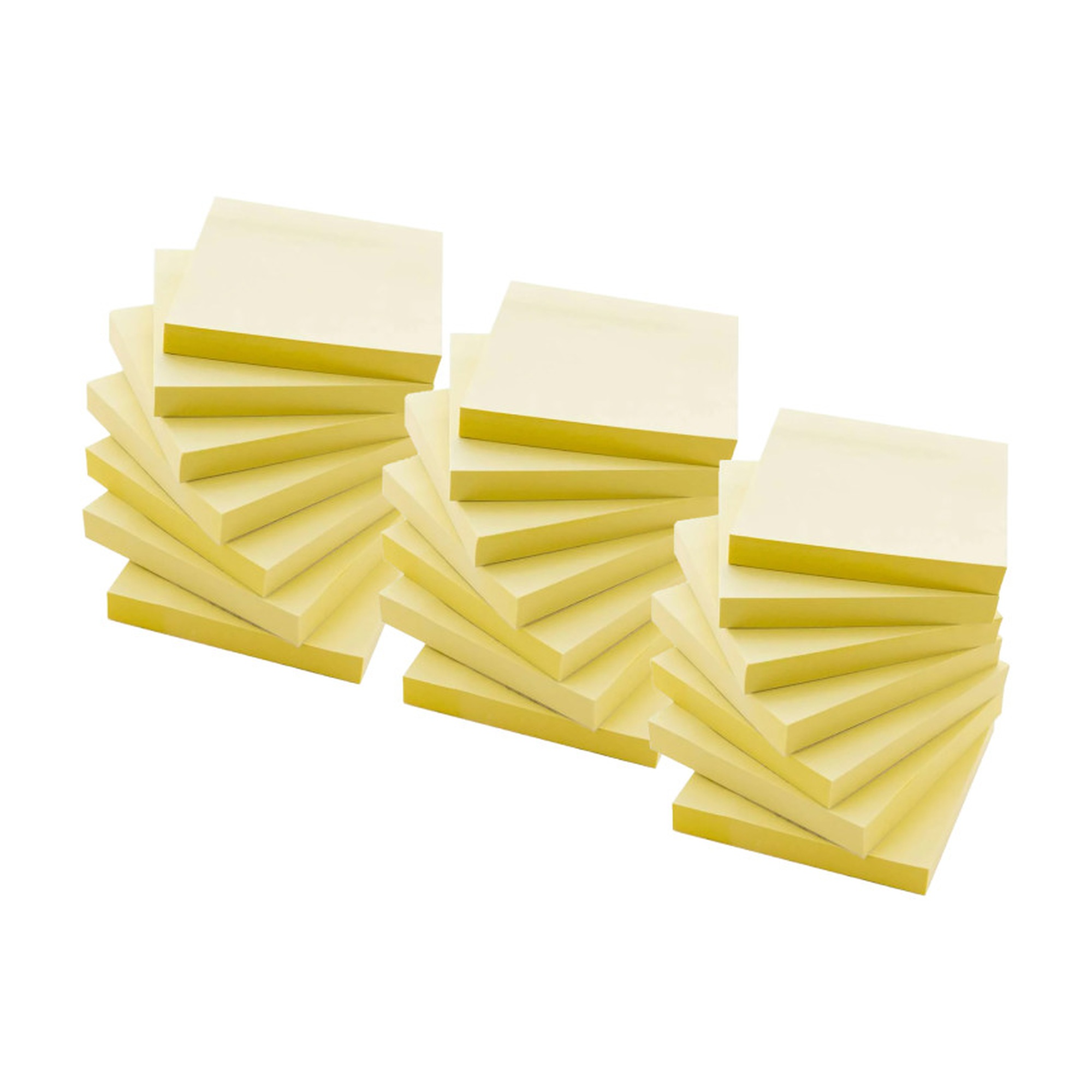 Yellow Repositionable Sticky Notes, 3 x 3, 36 Pads