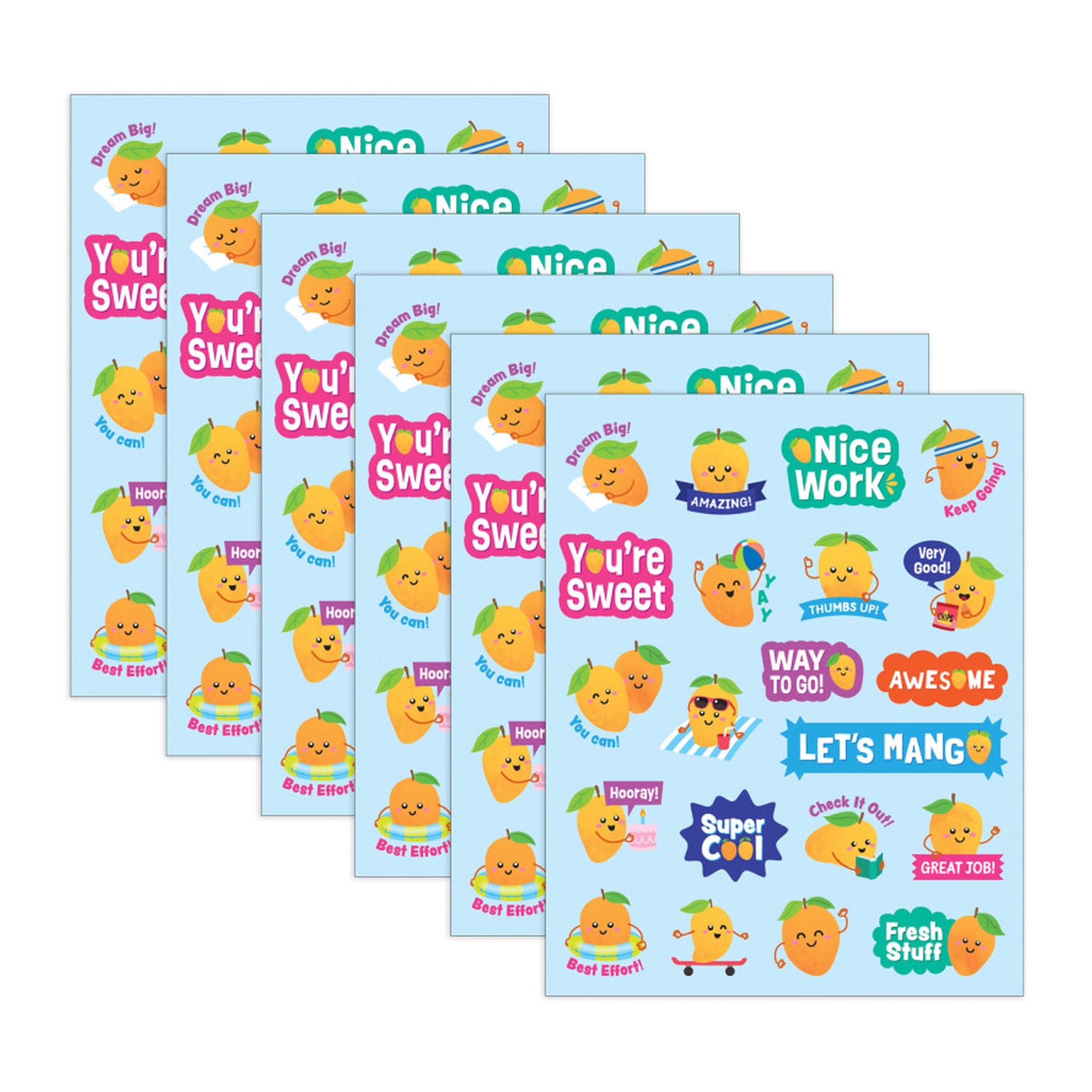 Mango Scented Scratch-and-Sniff Stickers, 756 Count