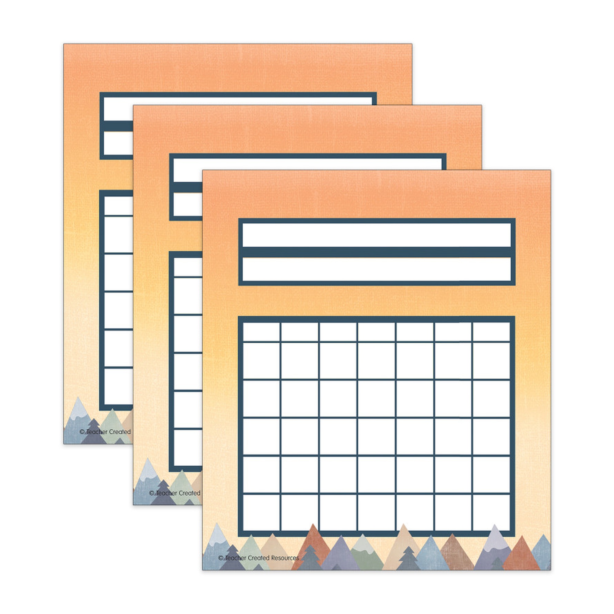 Moving Mountains Incentive Charts, 108 Charts