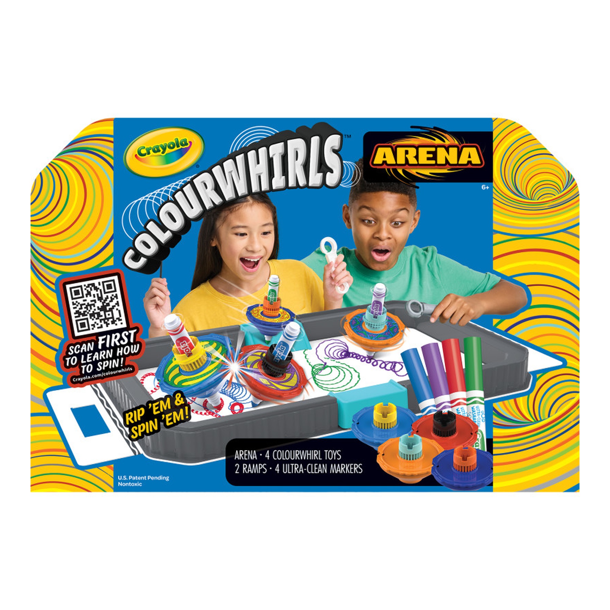 Colourwhirls Arena Creative Spinner Set