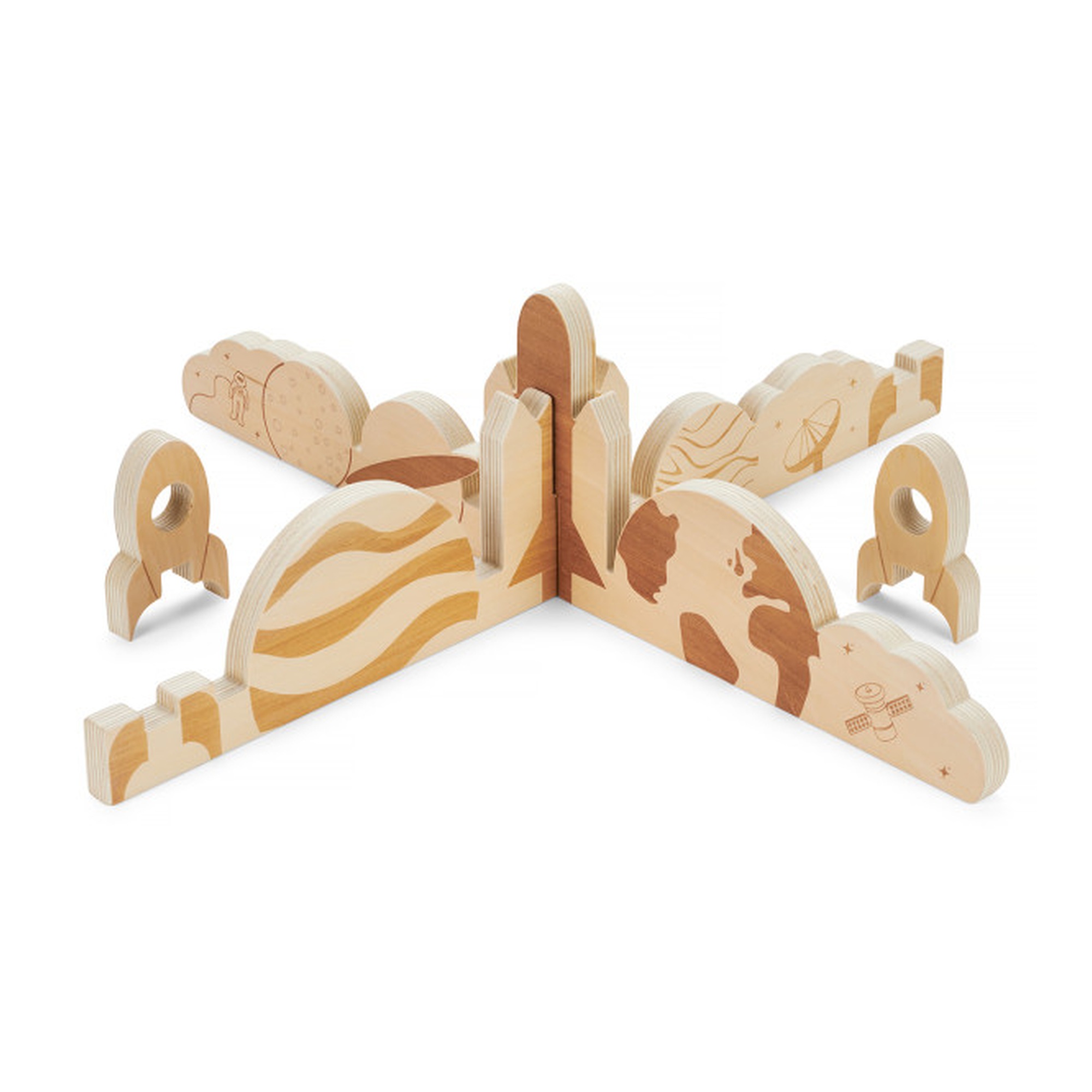 Wooden Space Discovery Dividers
