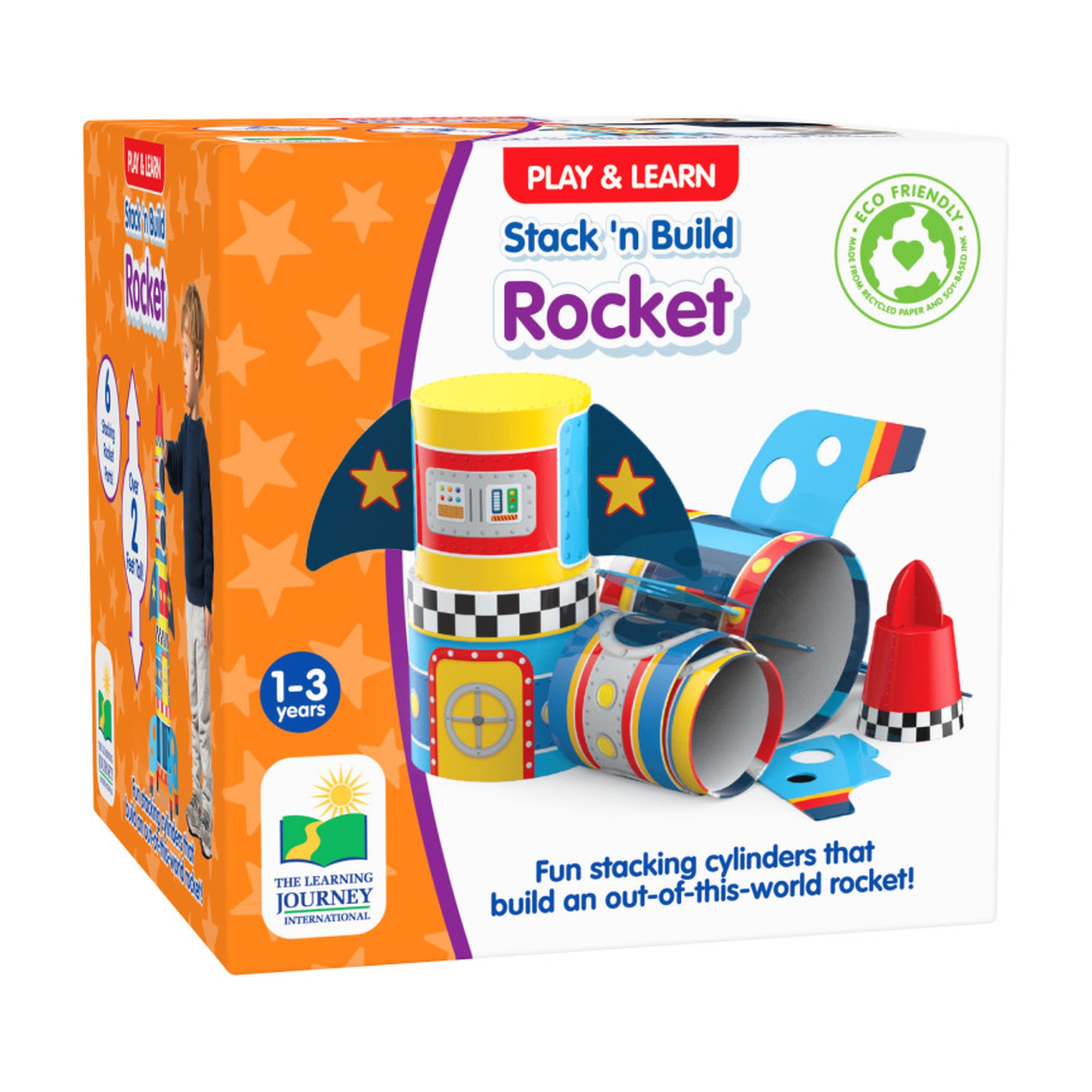 Stack and Build Rocket Learning Toy