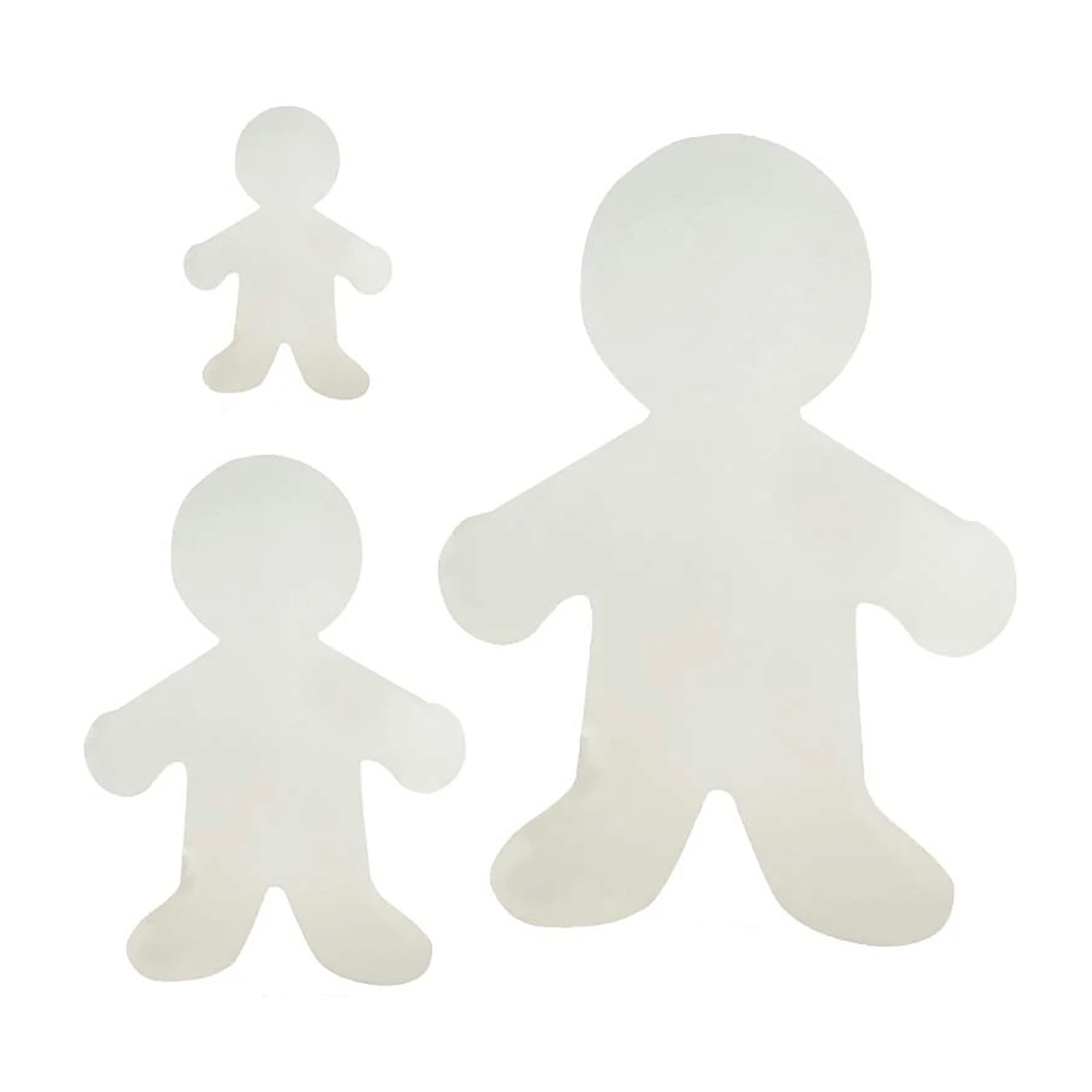 Corrugated Cardboard People Shapes, 12 in. High, Pack of 12