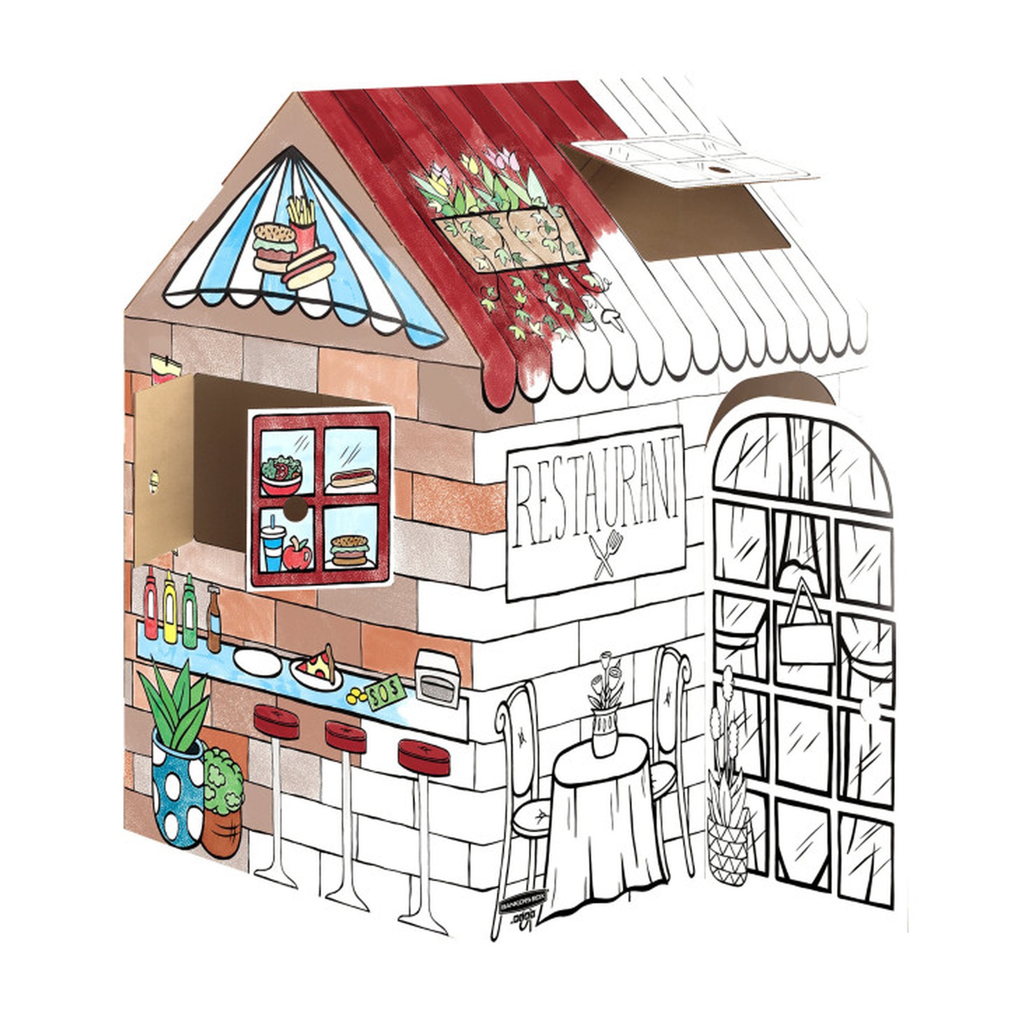 Decorate-Your-Own Treats and Eats Playhouse