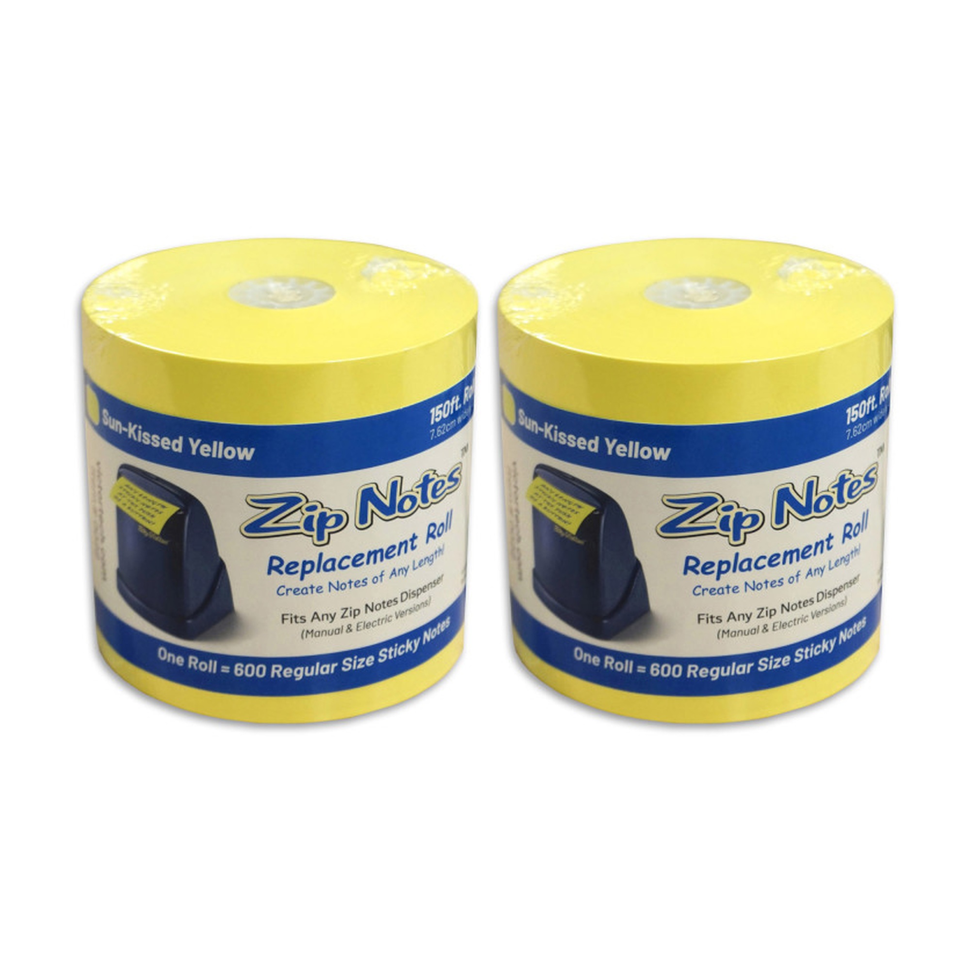 Yellow Zip Notes Refill Paper, Pack of 2