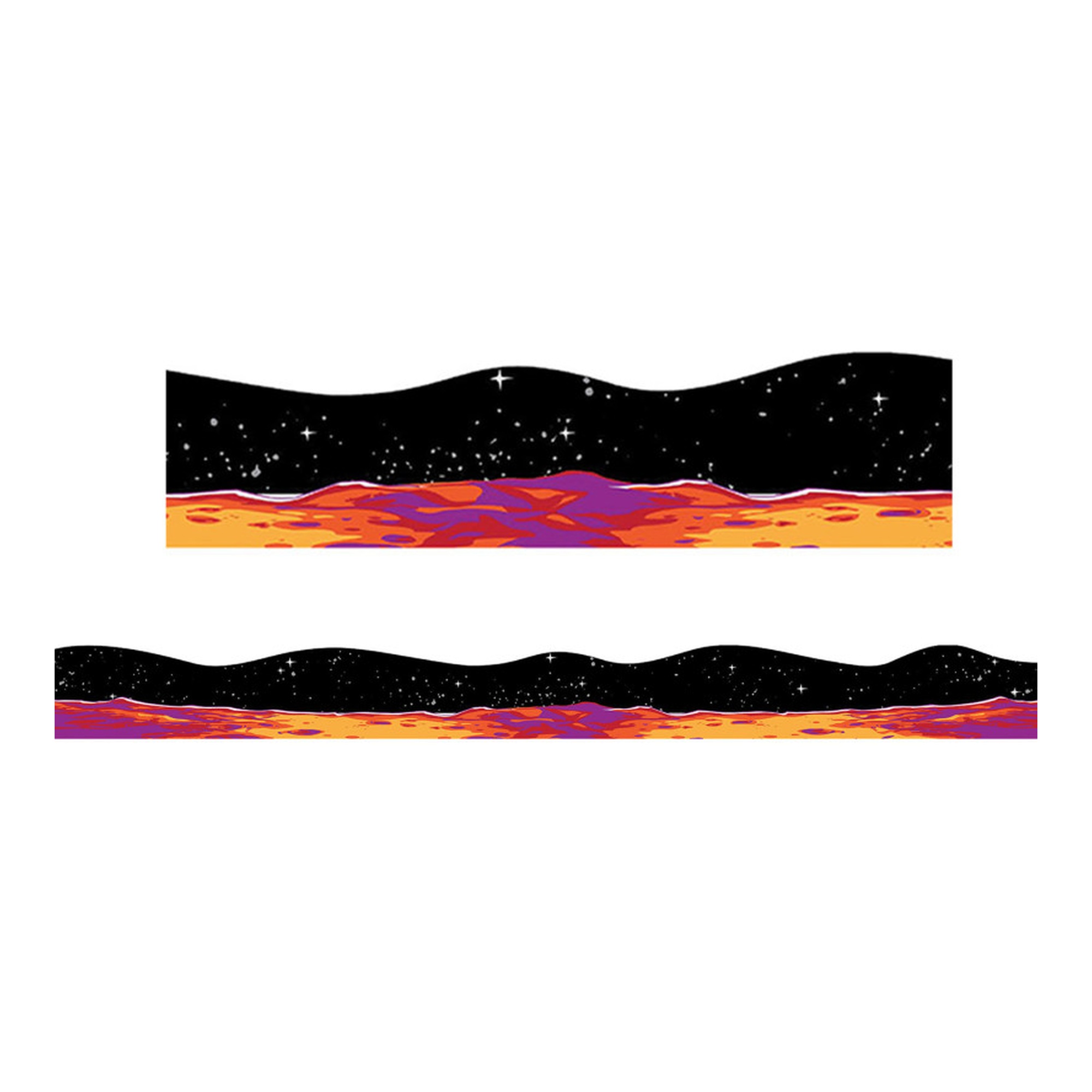 Space Exploration Extra-Wide Classroom Border Trim, 12 Strips