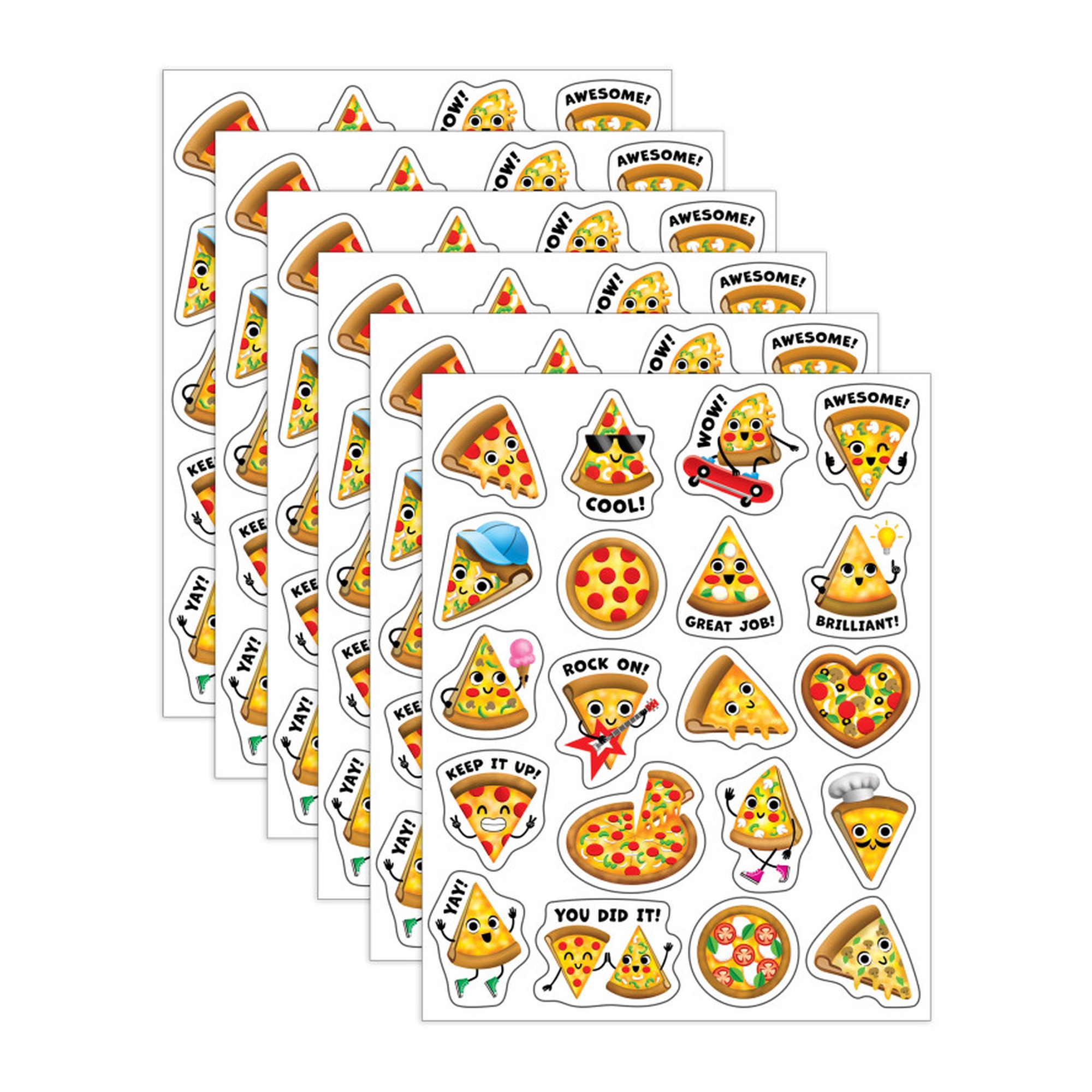 Pizza-Scented Scratch-and-Sniff Stickers, 720 Count