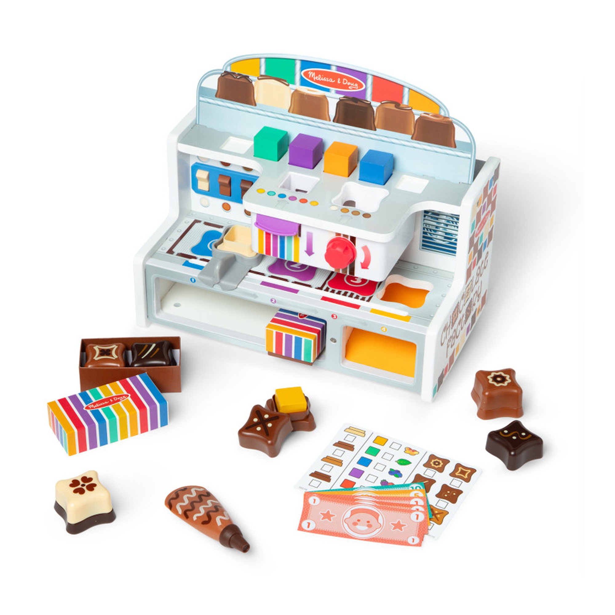 Wooden Pretend Chocolate Factory Play Set