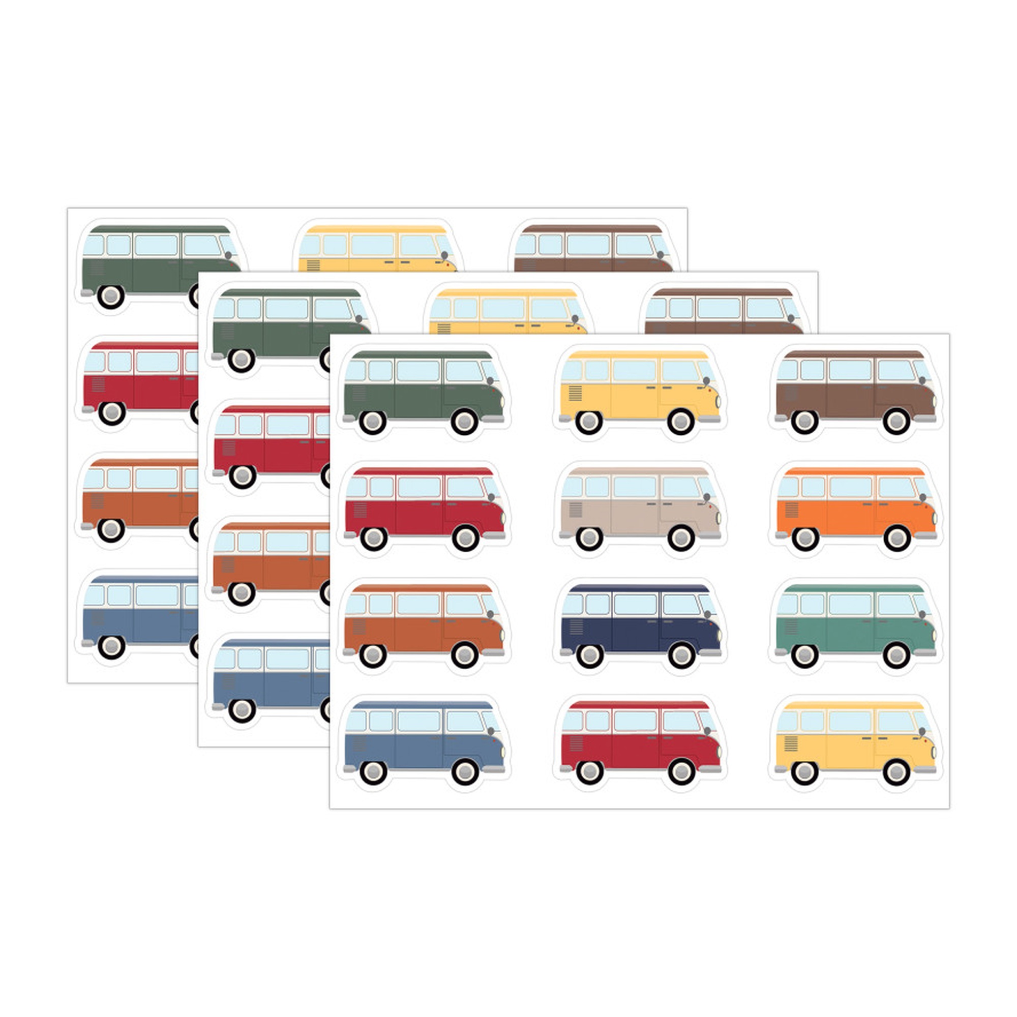 Road Trip Camper Van Mini Accents, 108 Count