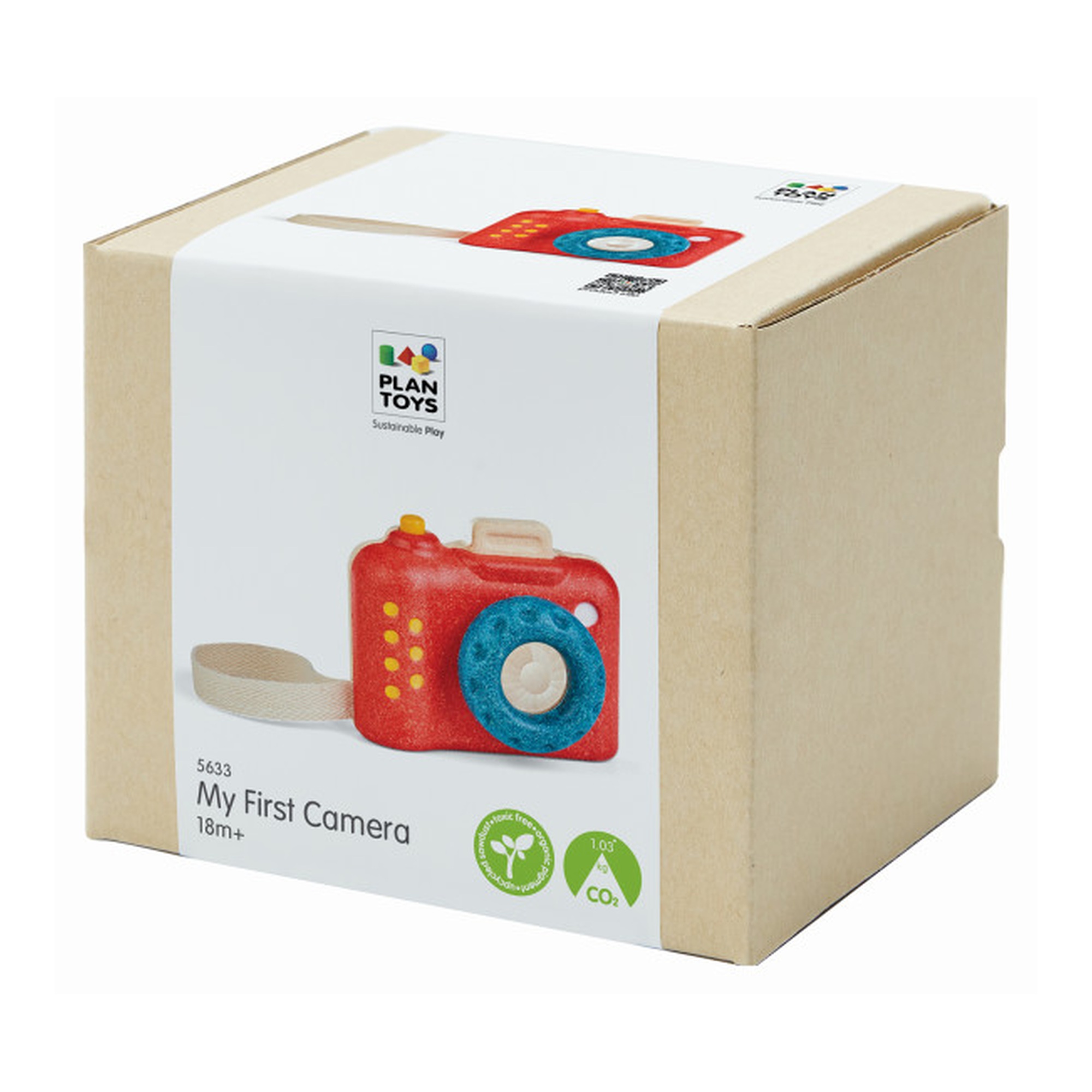 Wooden Pretend Play Camera