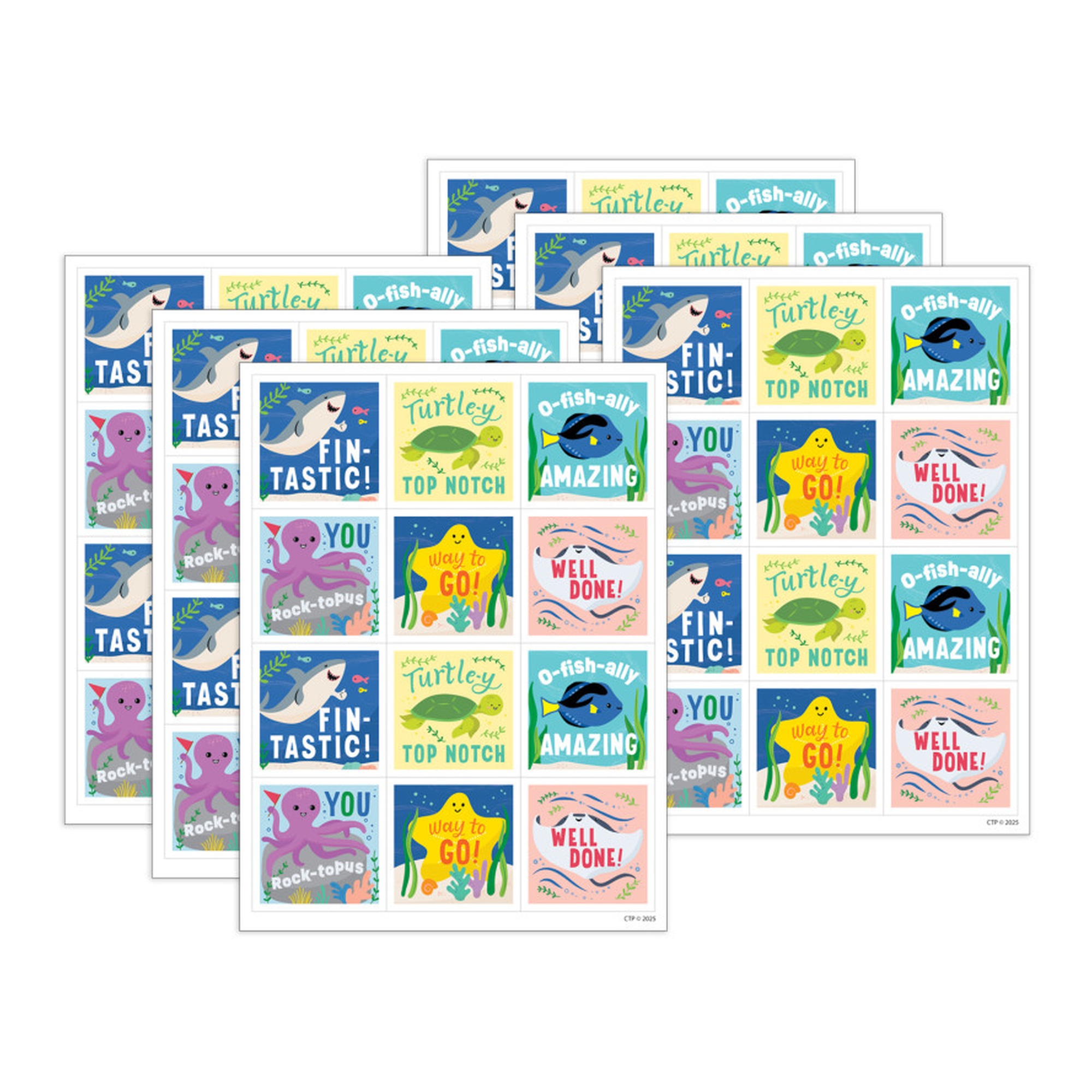 Sea Friends Reward Stickers, 360 Count