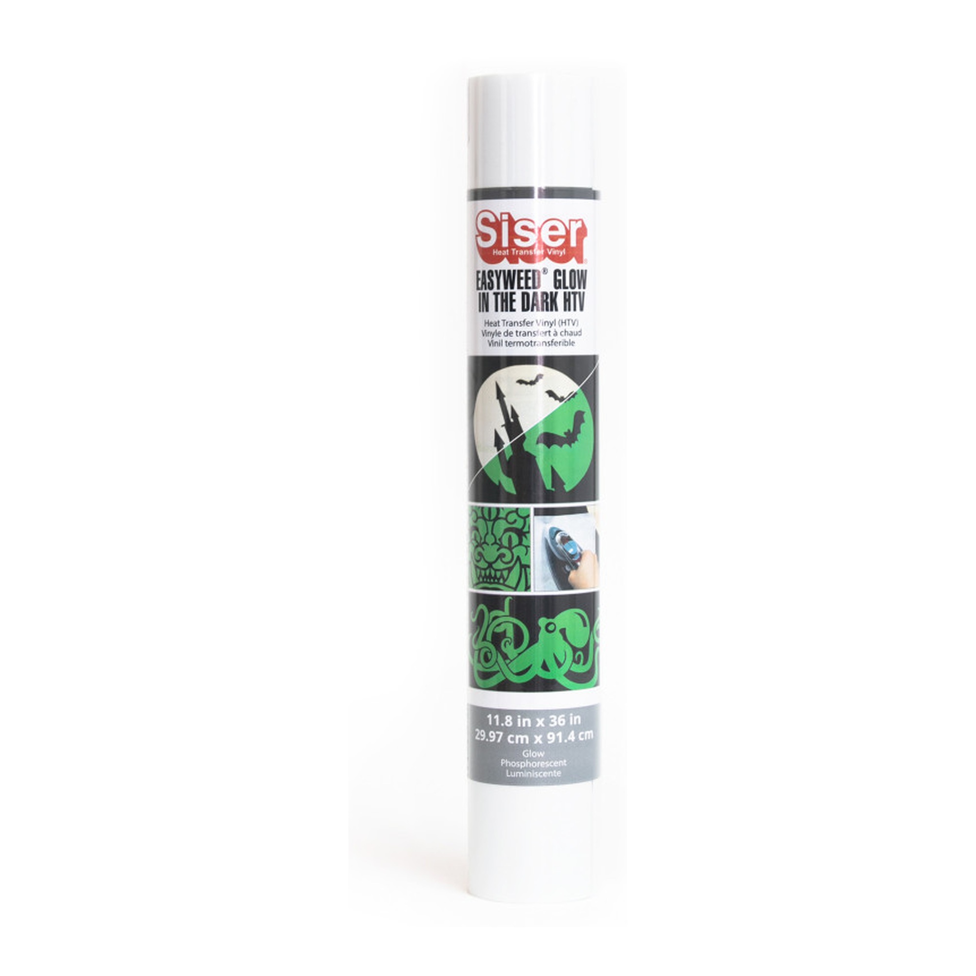 Glow-in-the-Dark Heat Transfer Vinyl, 36 in.