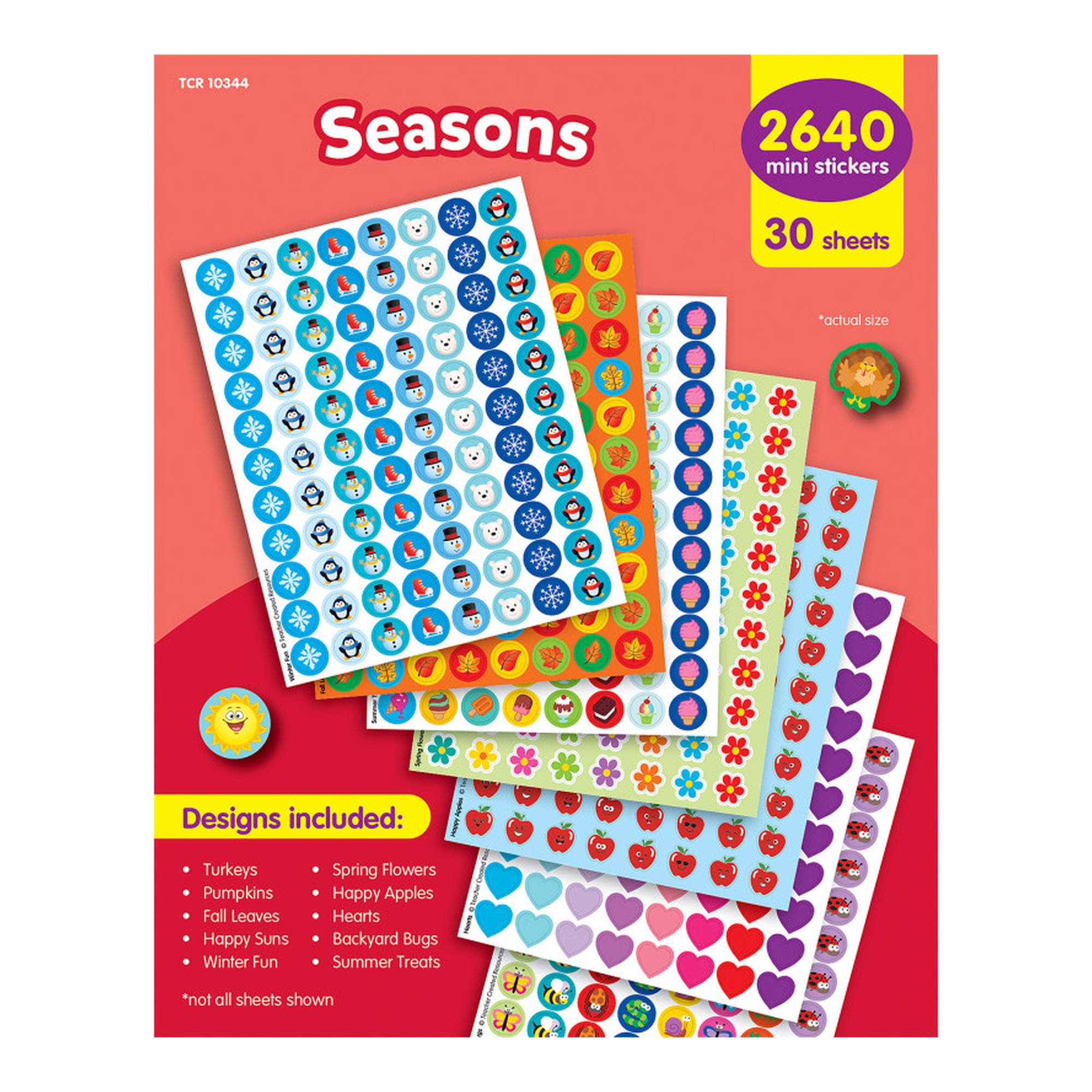 Seasonal Mini Stickers Variety Pack
