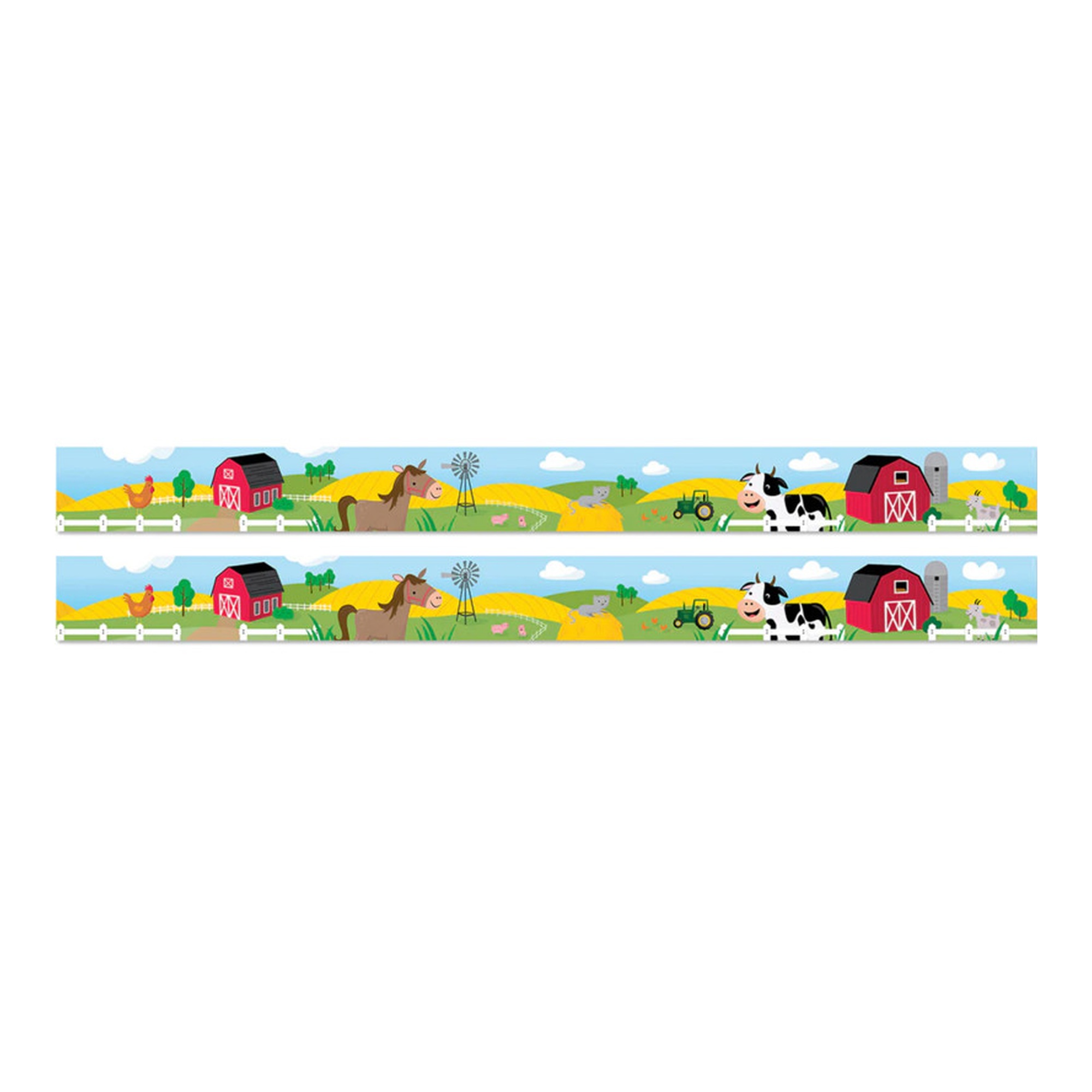 On the Farm Decorative Bulletin Board Border, 2 Packs