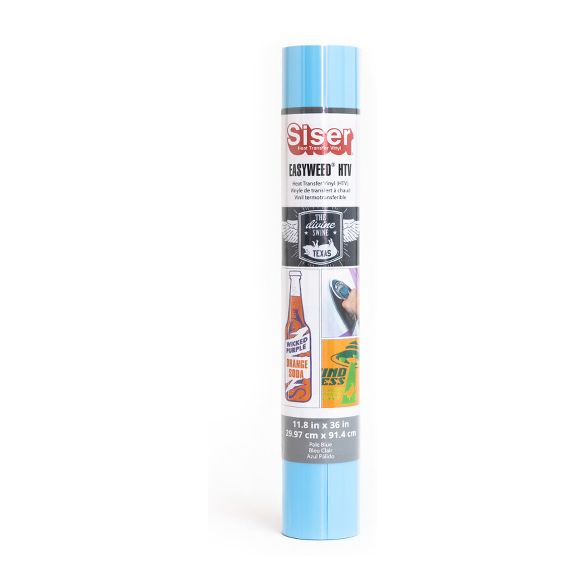 Pale Blue Heat Transfer Vinyl, 36 Inch