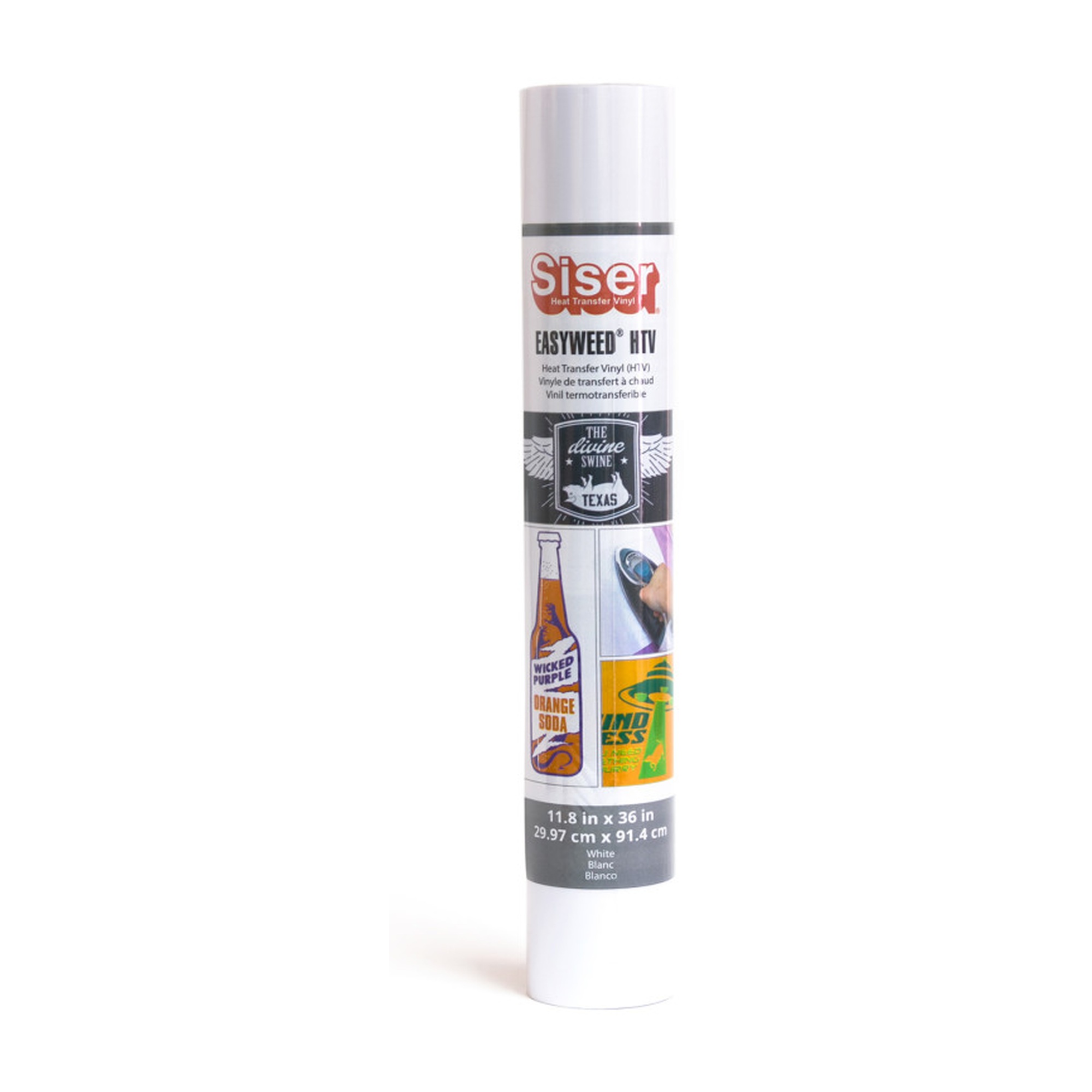 White Heat Transfer Vinyl, 36 Inch