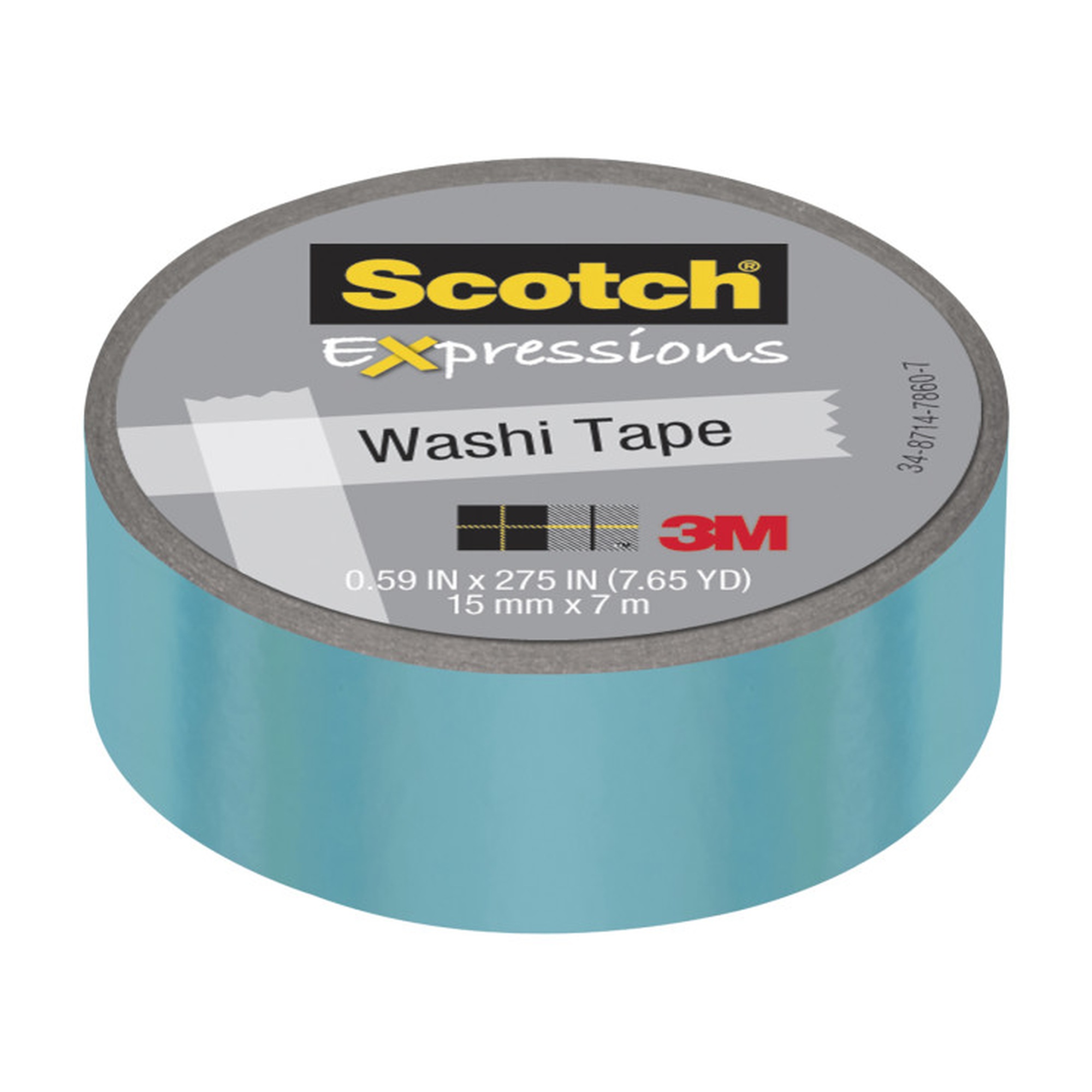 Iridescent Blue Washi Tape, 0.59 in. x 275 in.
