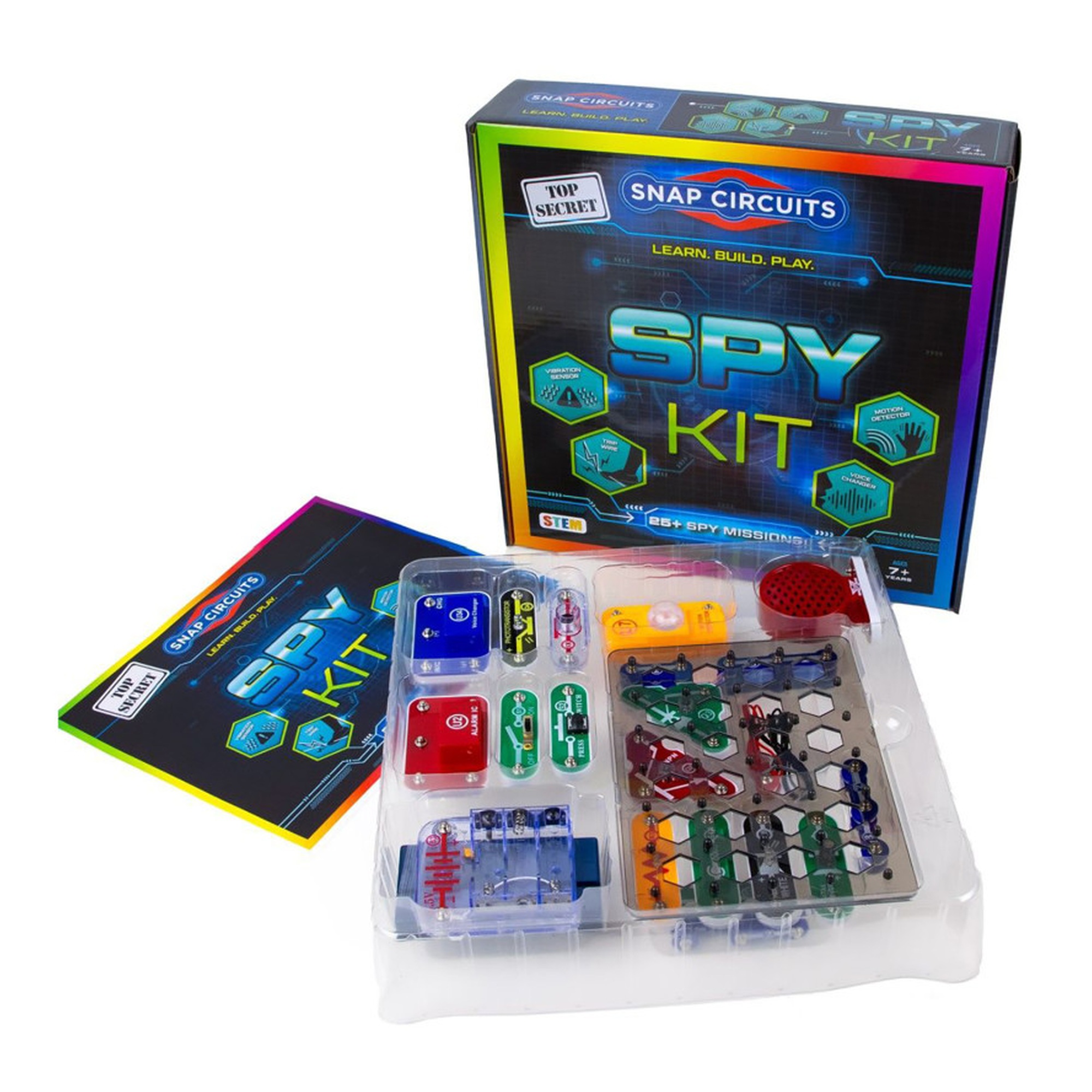 Electronic Circuit Spy Missions Set, 28 Pieces