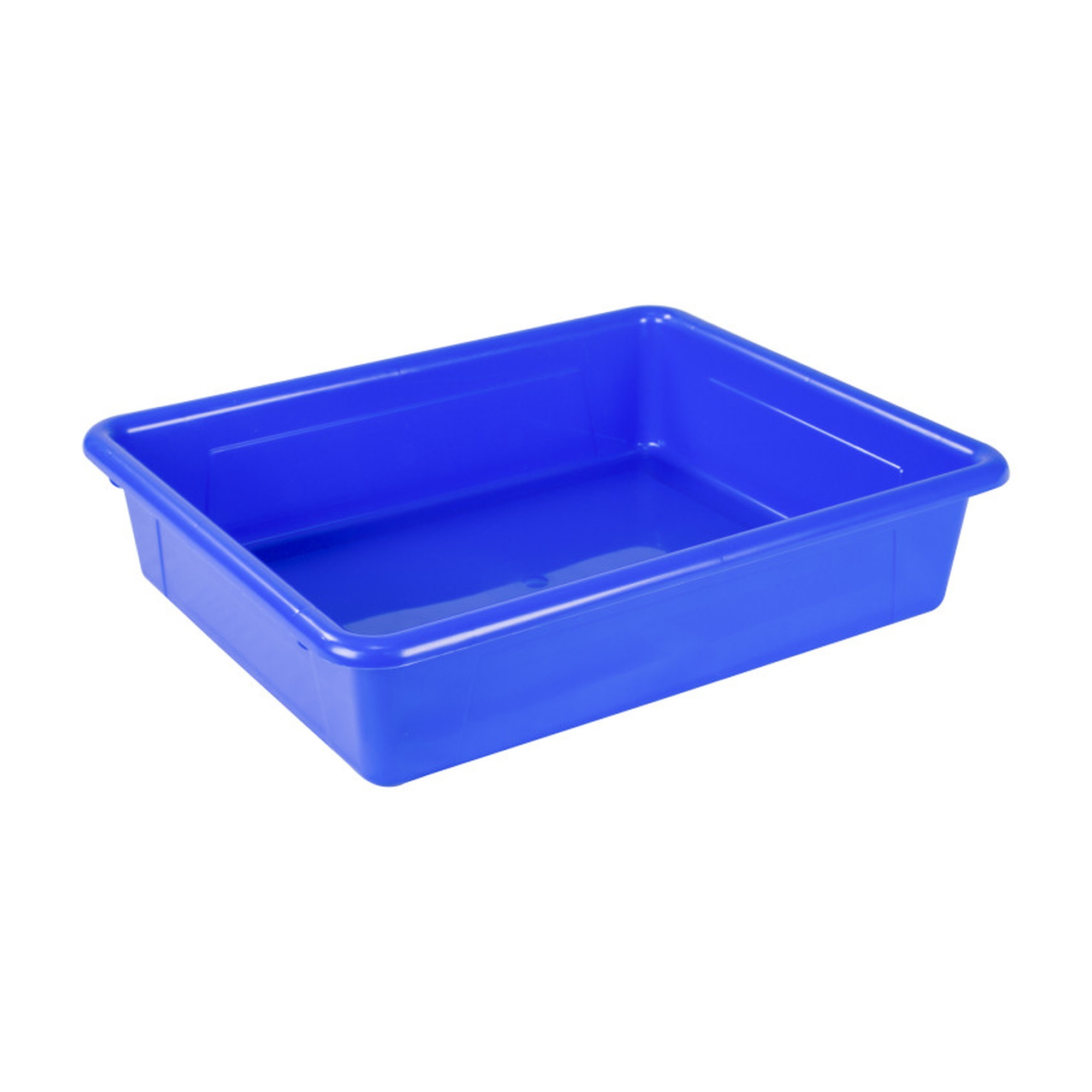 Blue Flat Storage Trays, Pack of 5