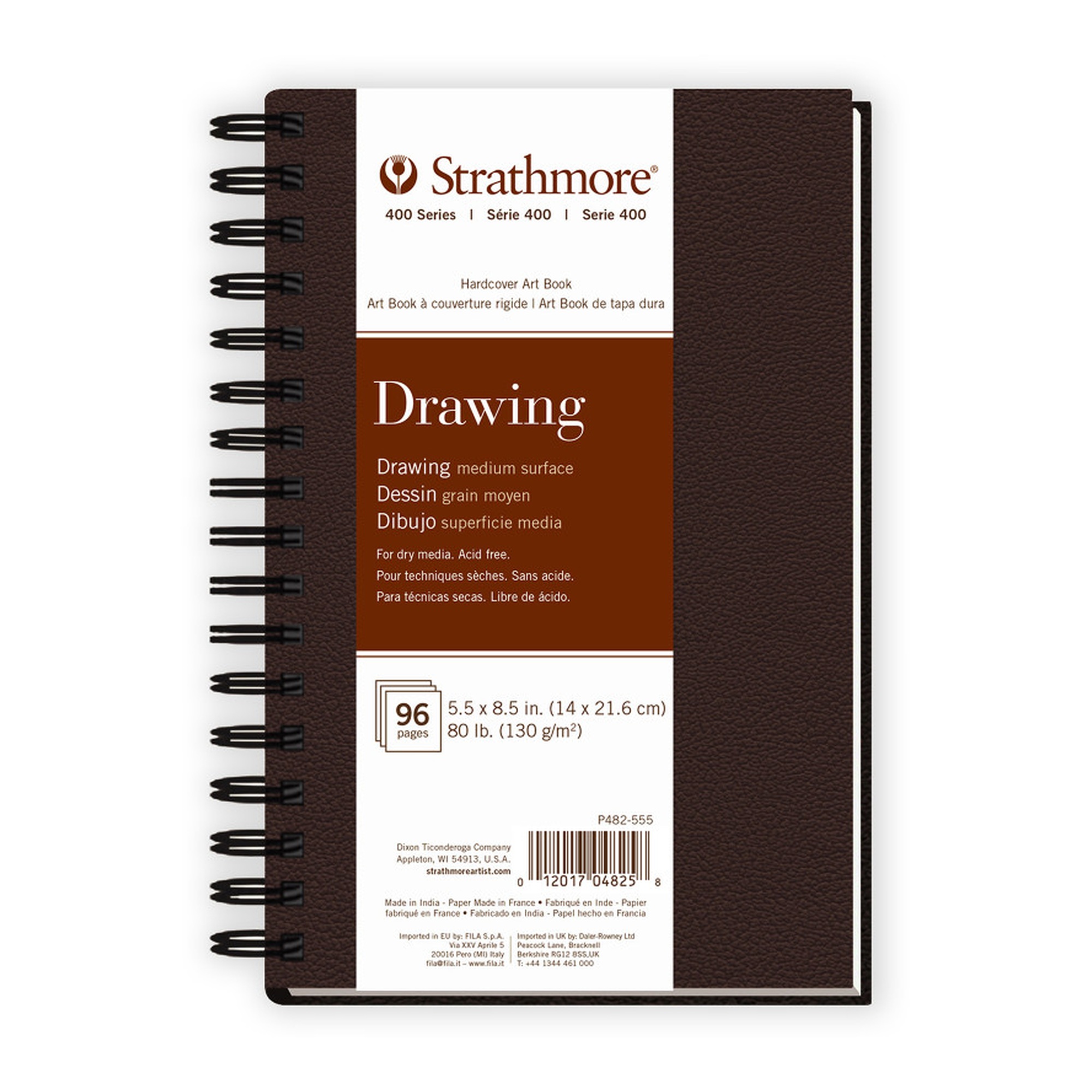 400 Series Side-Wire Drawing Art Book, 5.5 x 8.5 in, 48 Sheets
