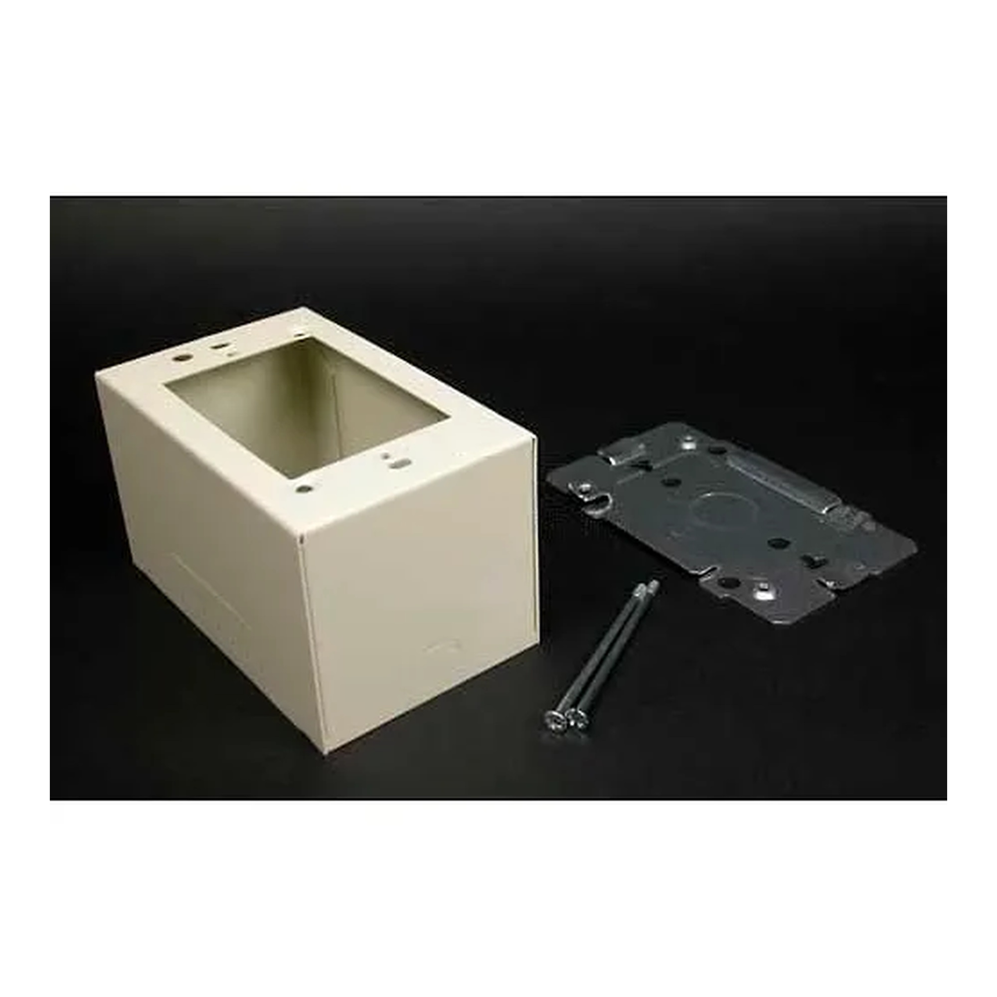 Single-Gang Extra-Deep Steel Device Box, Tan