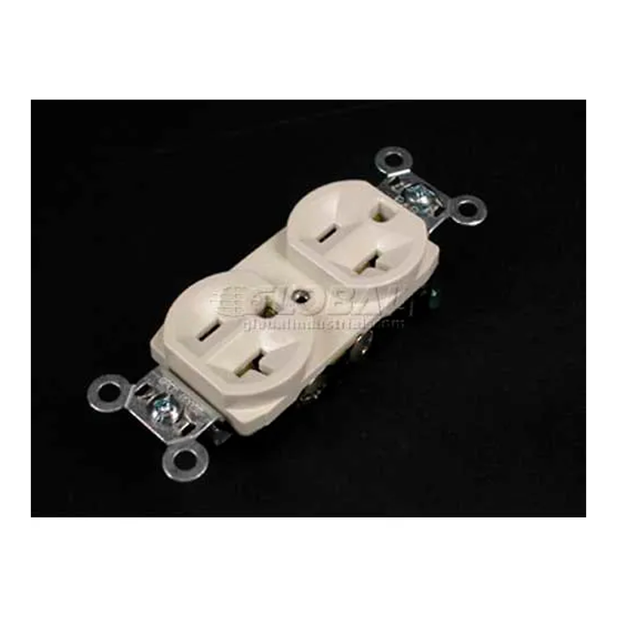 Tan 20A Duplex Receptacle