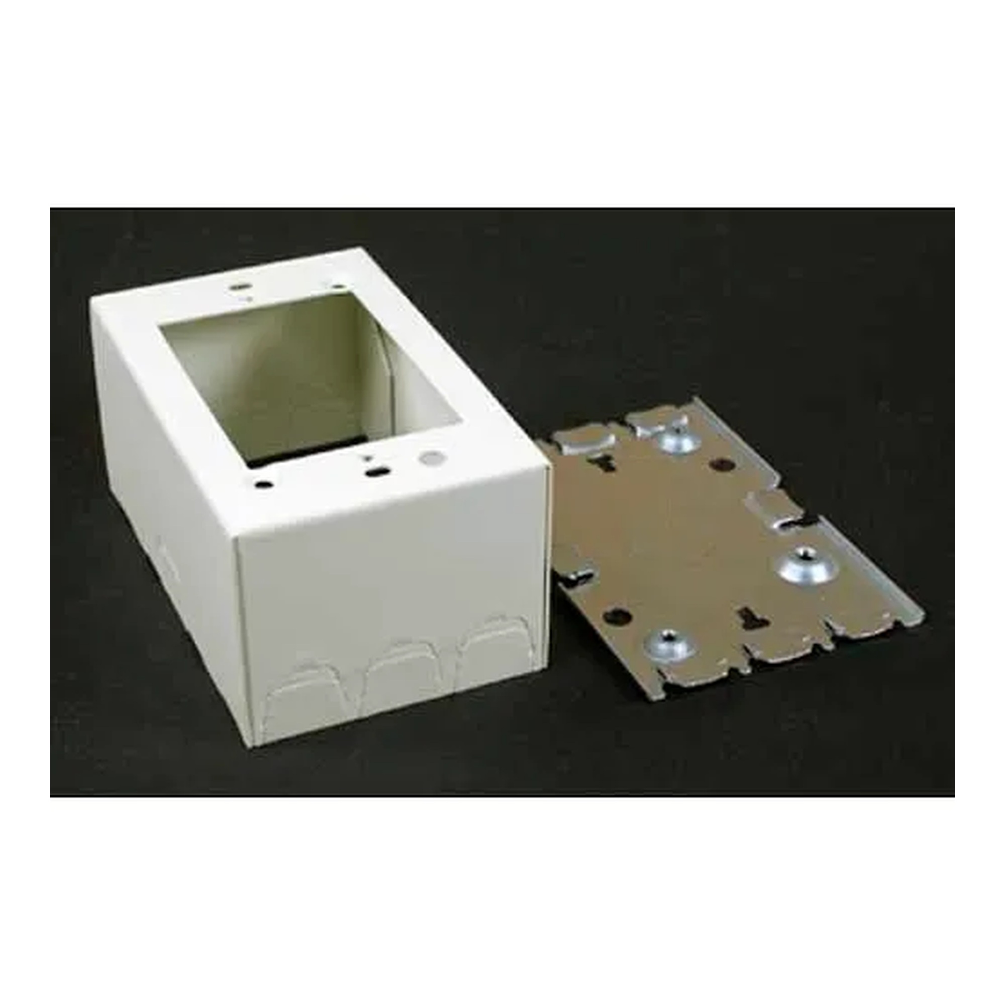 White 1-Gang Deep Switch and Receptacle Box