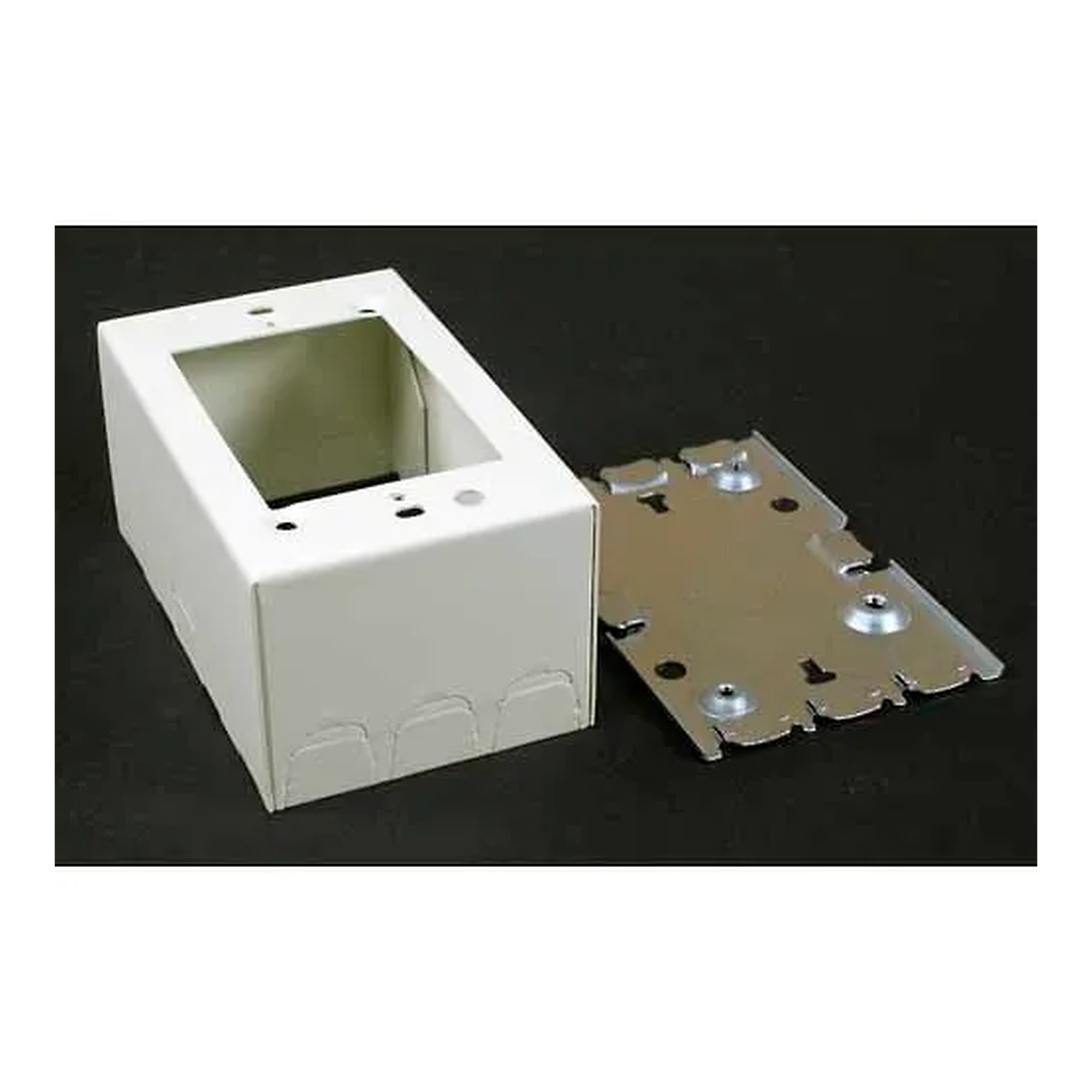 1-Gang Extra-Deep Switch and Receptacle Box, White, 4-5/8 in. Long