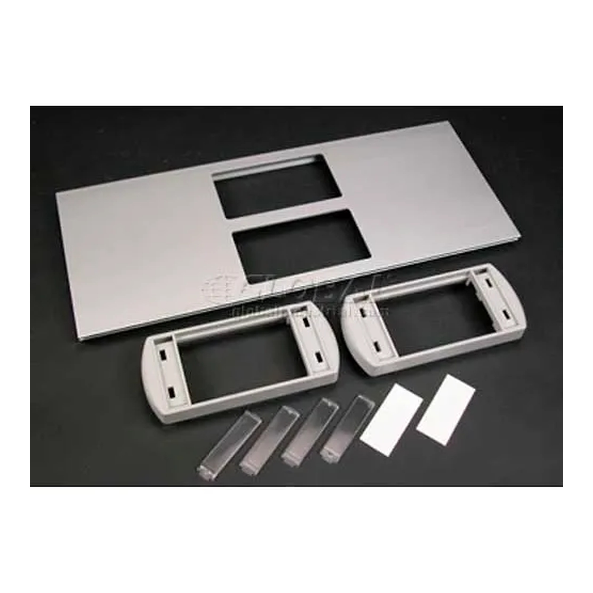 Series II Dual Low-Profile Bezel Cover Plate with 2 Bezels