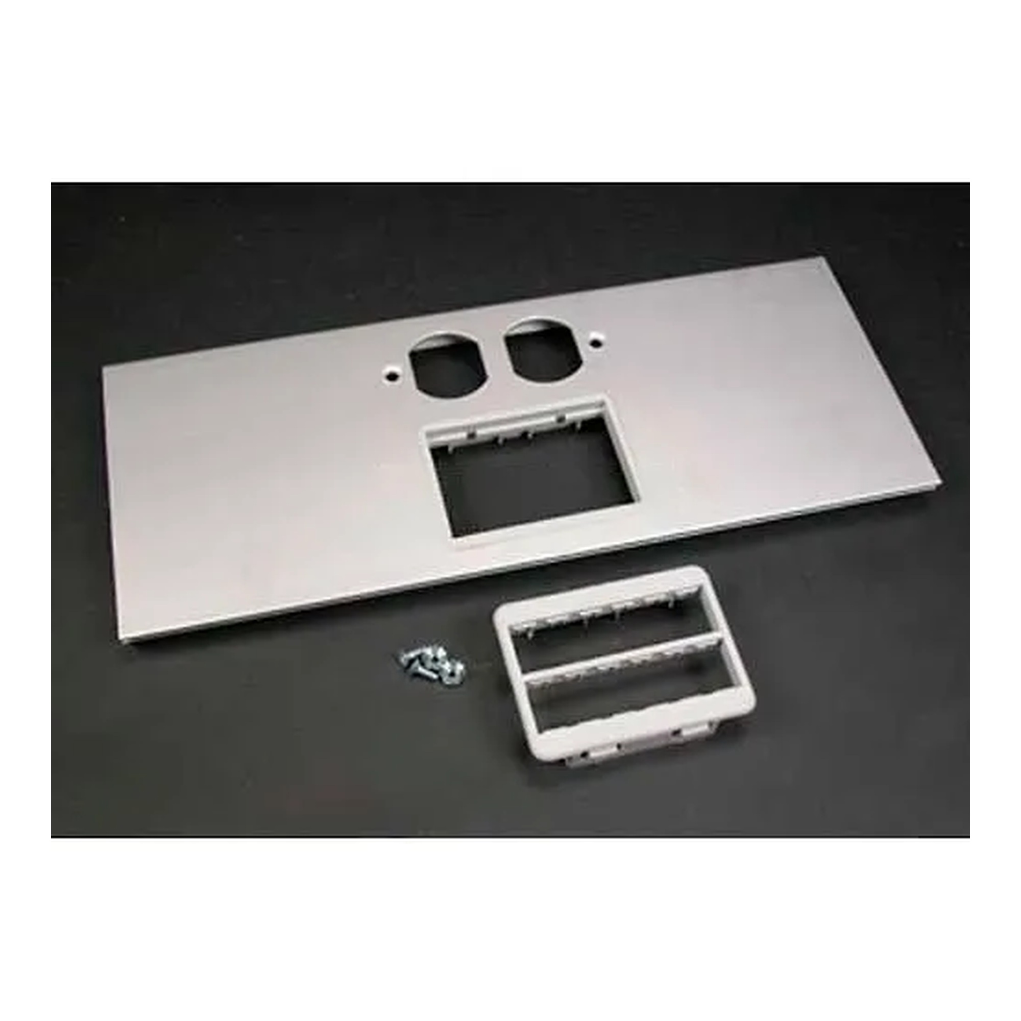 Duplex Receptacle and RT Series MAB Adapter Bezel Cover Plate