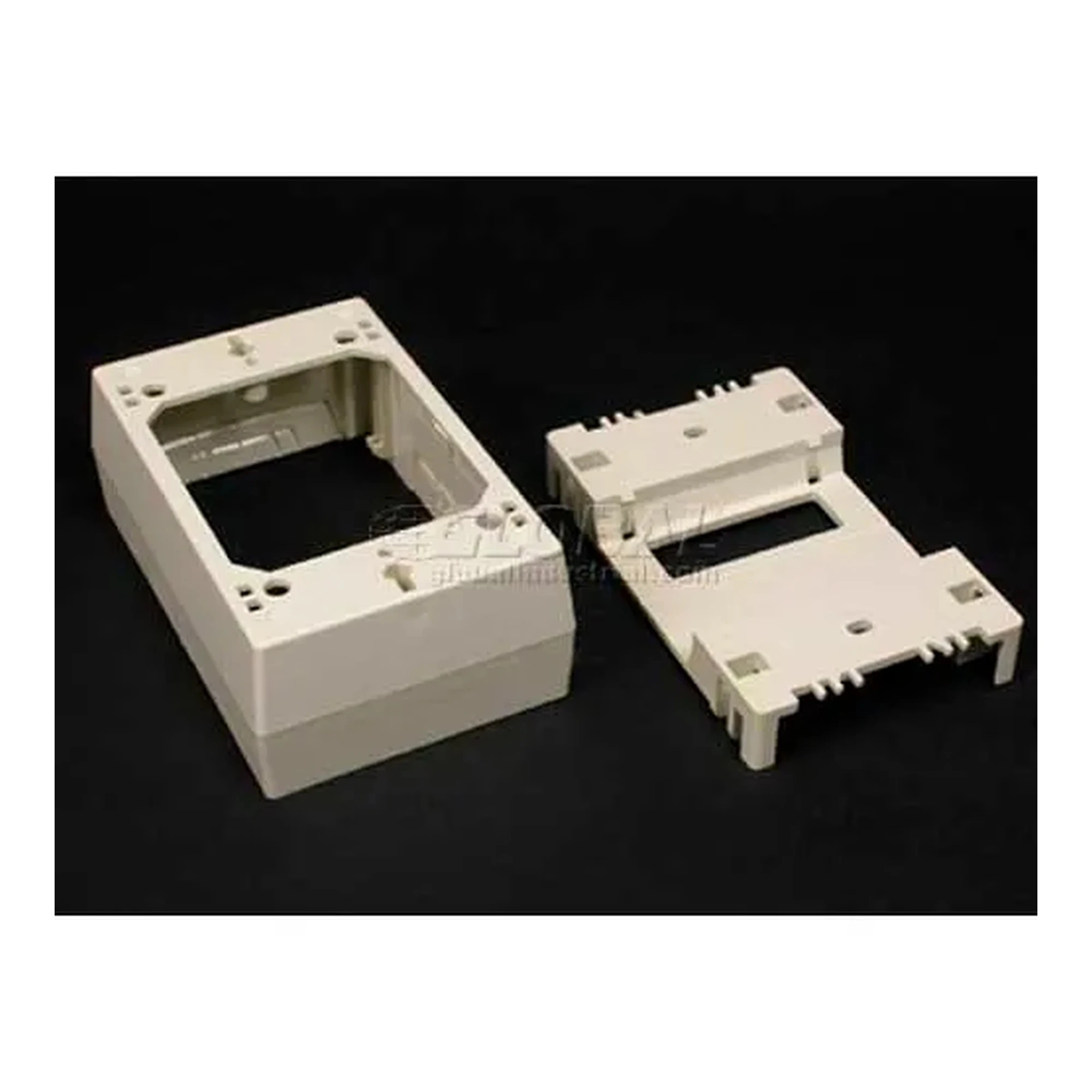 1-Gang Divided Device Box, White