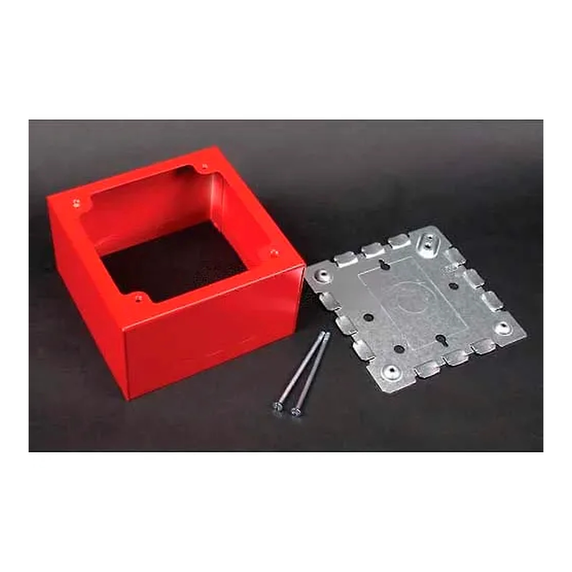Two-Gang Extra-Deep Alarm Device Box, White