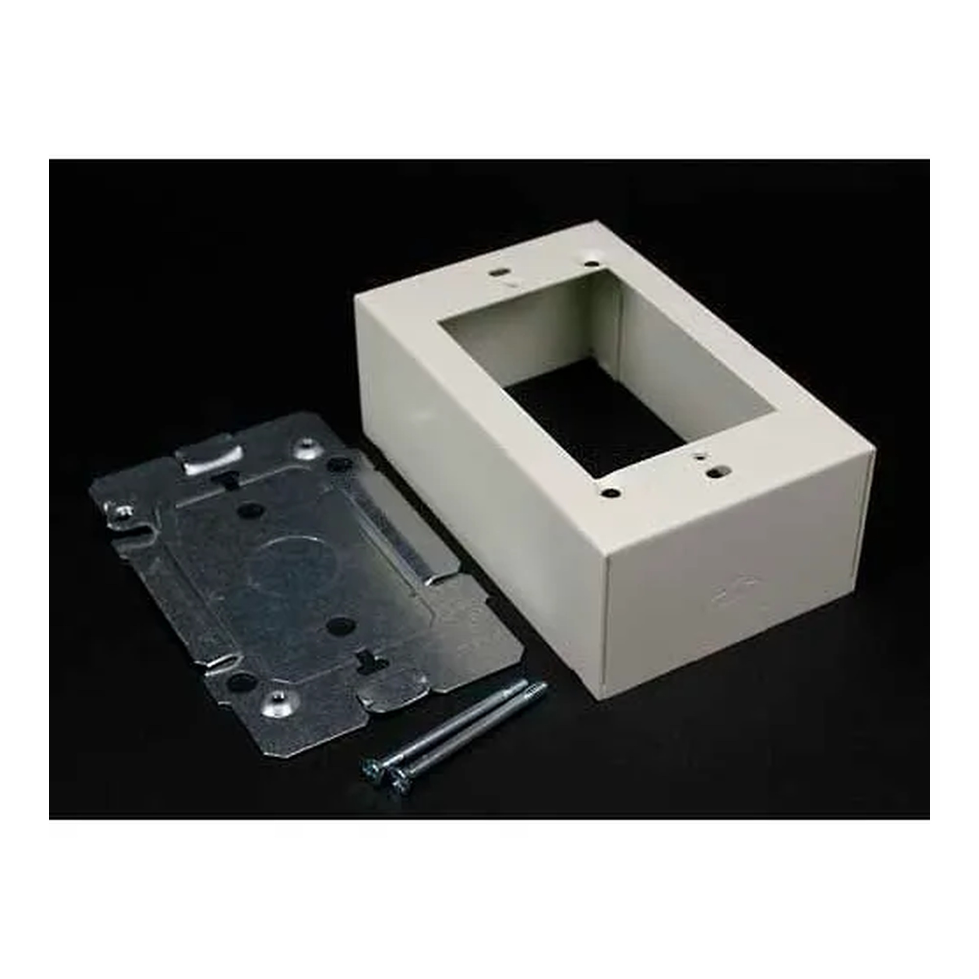 1-Gang Switch and Receptacle Box with Extension Base