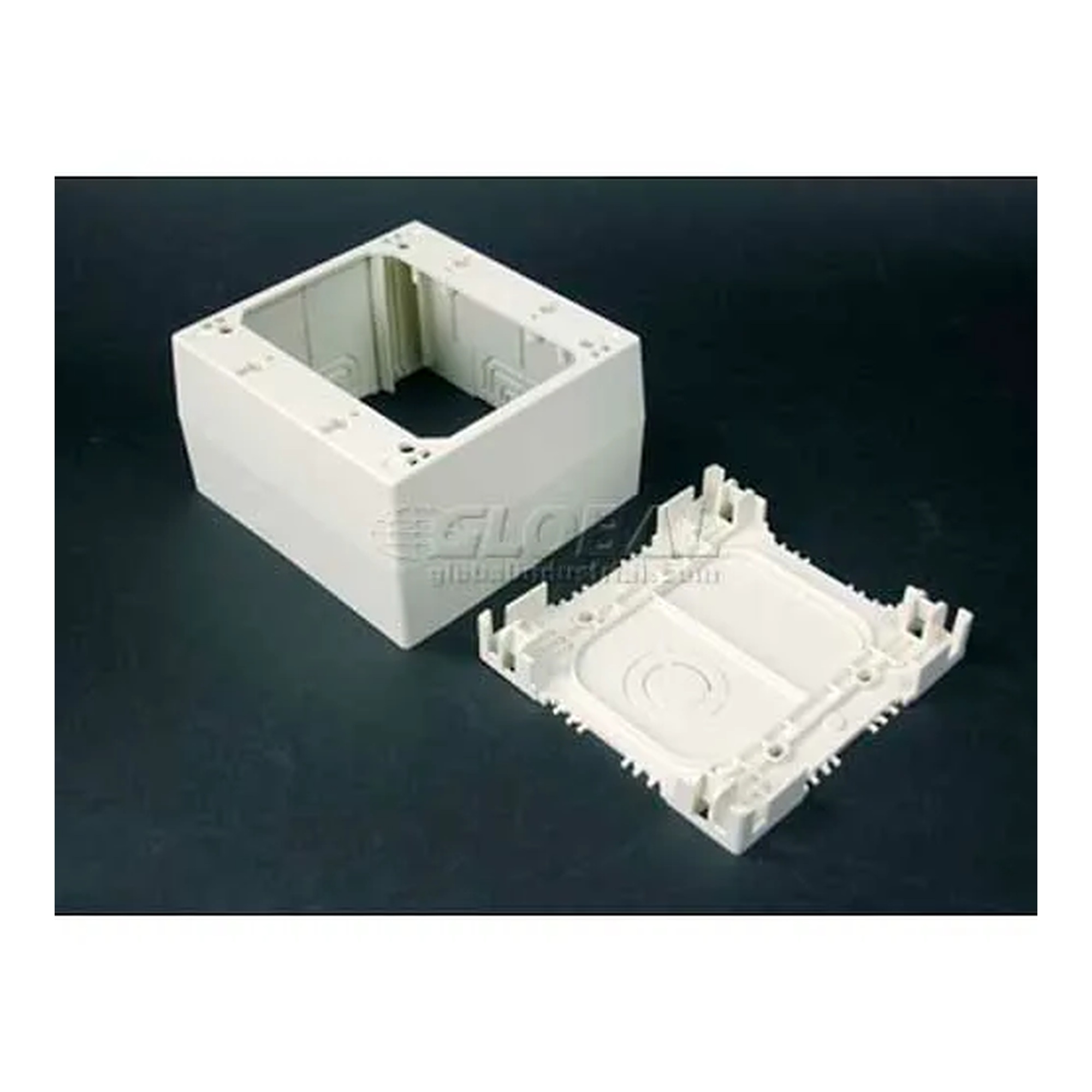 2-Gang Extra-Deep Device Box, White