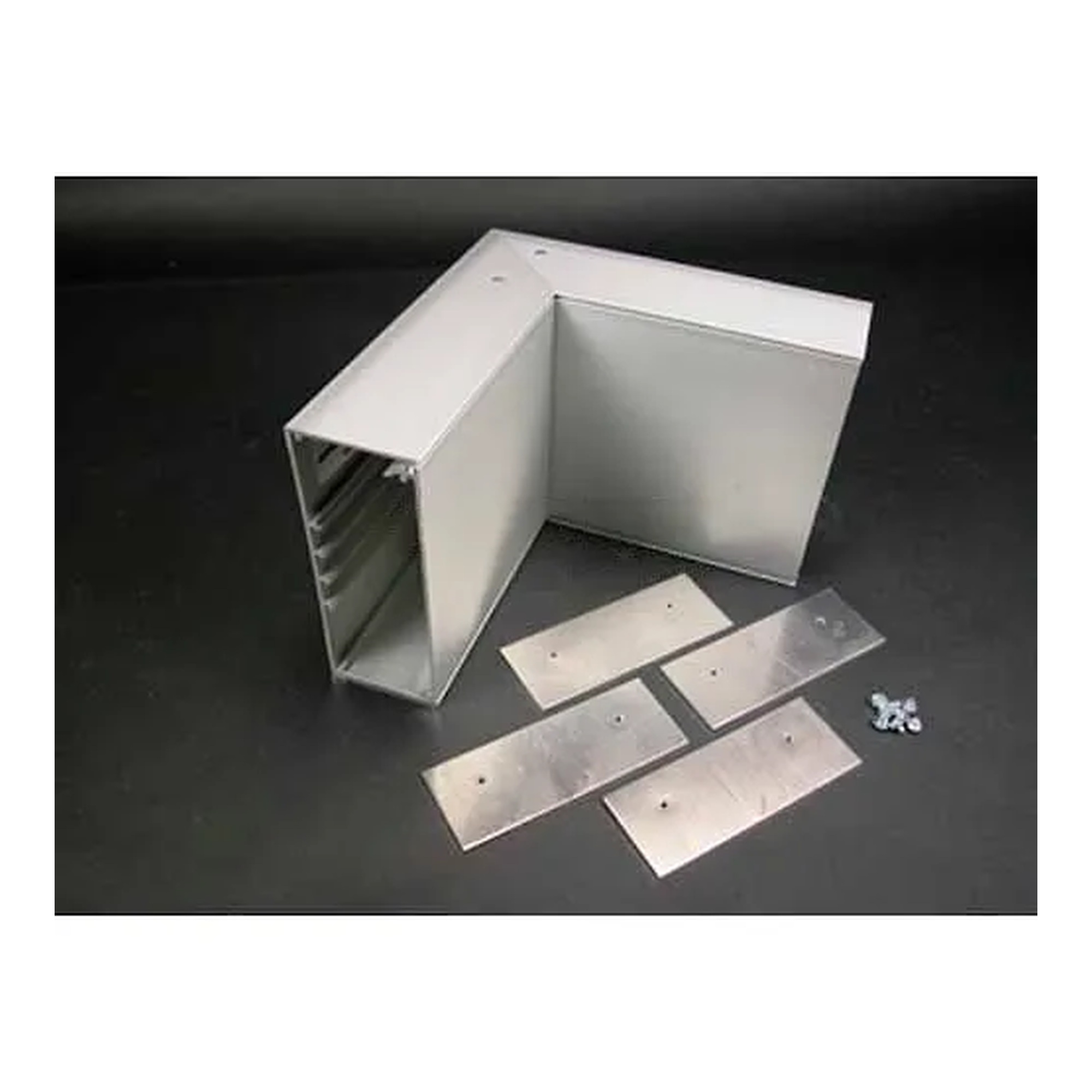 Internal Raceways Elbow, Silver