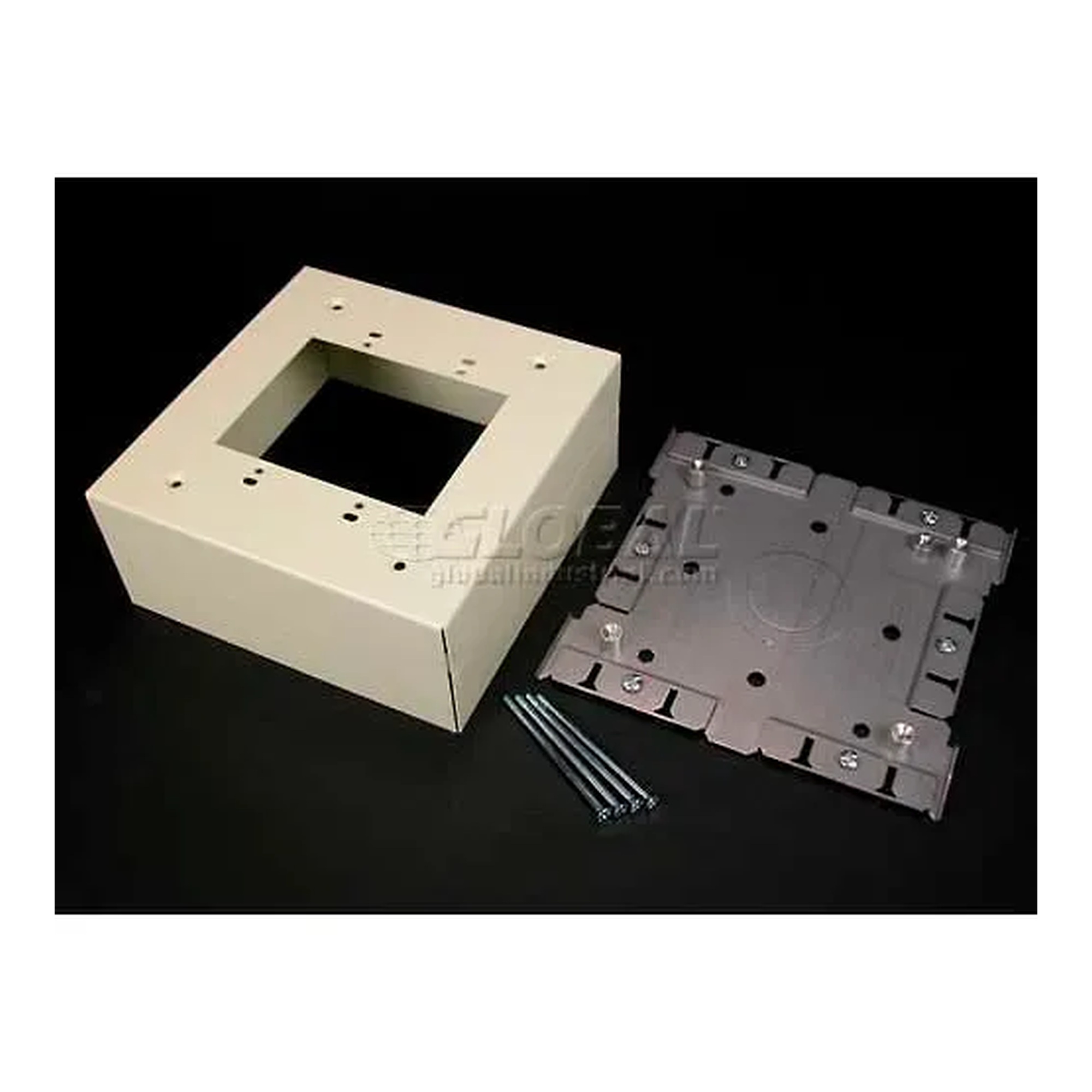 Extra-Deep 2-Gang Switch and Receptacle Box, White