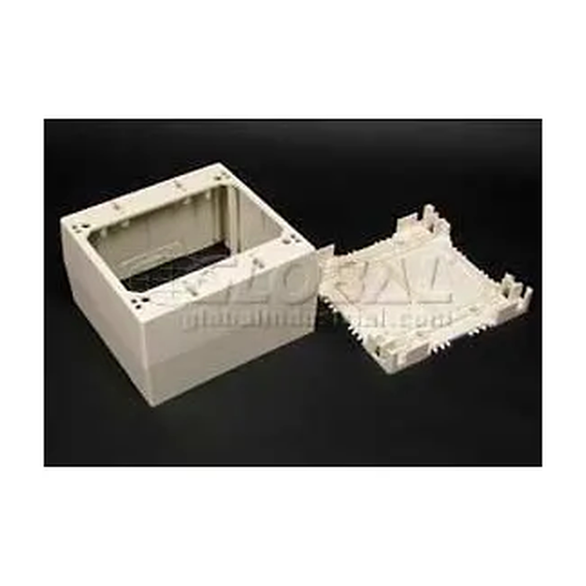 2-Gang Extra-Deep White Device Box