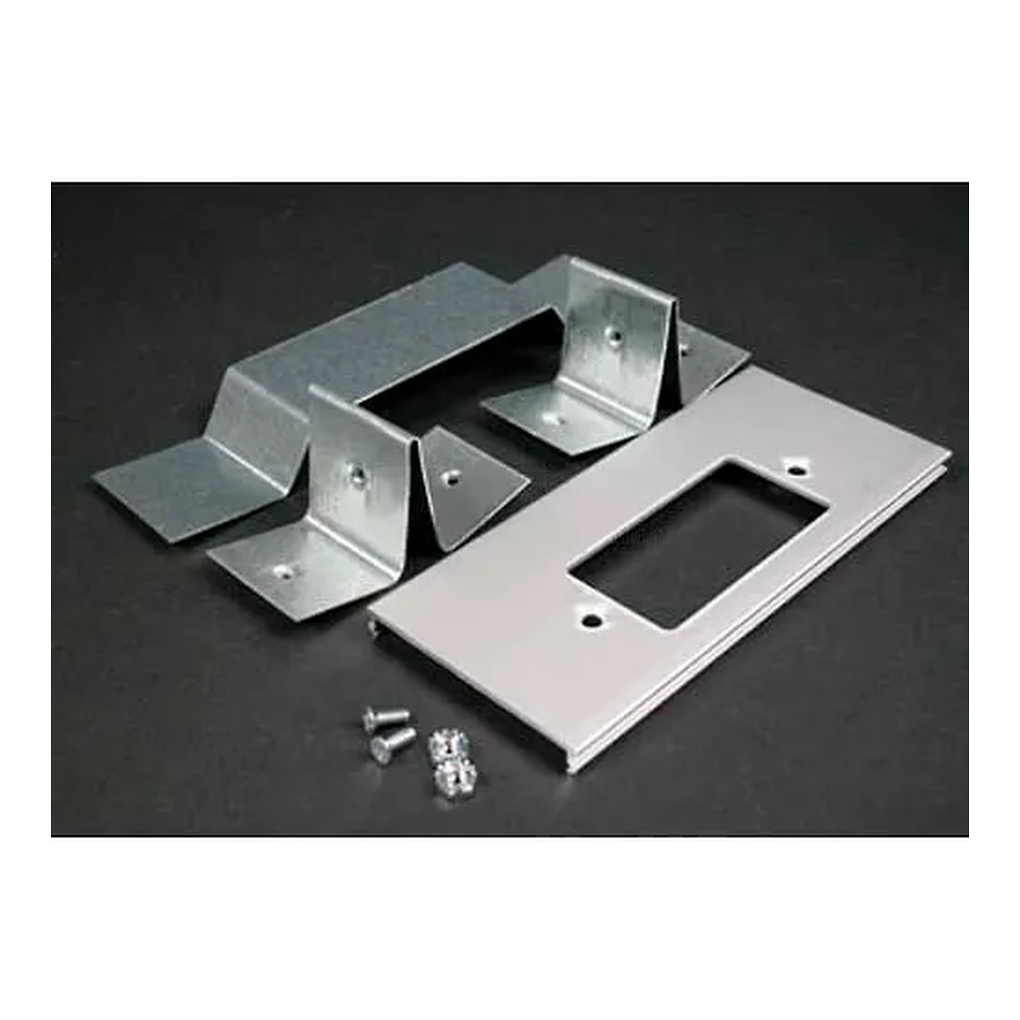 Offset GFCI Receptacle Cover and Bracket