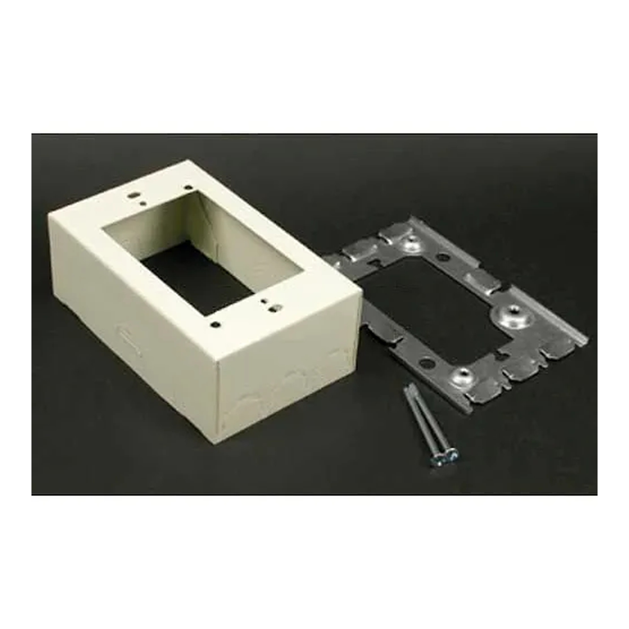 1-Gang Deep Extension Box Adapter, White