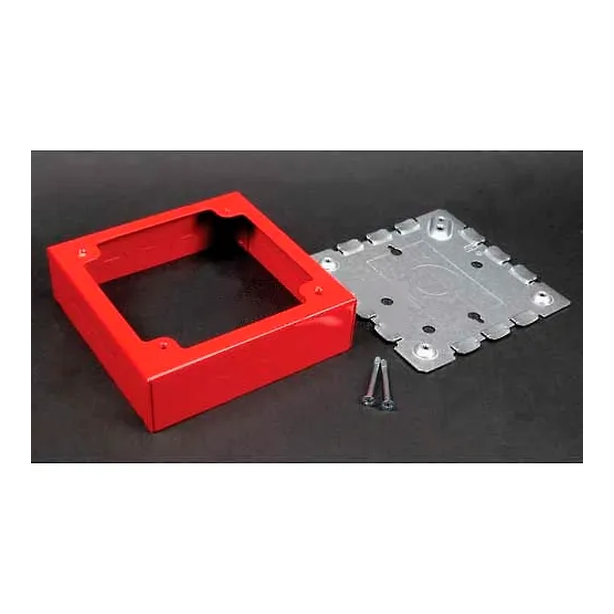Two-Gang Red Alarm Device Box