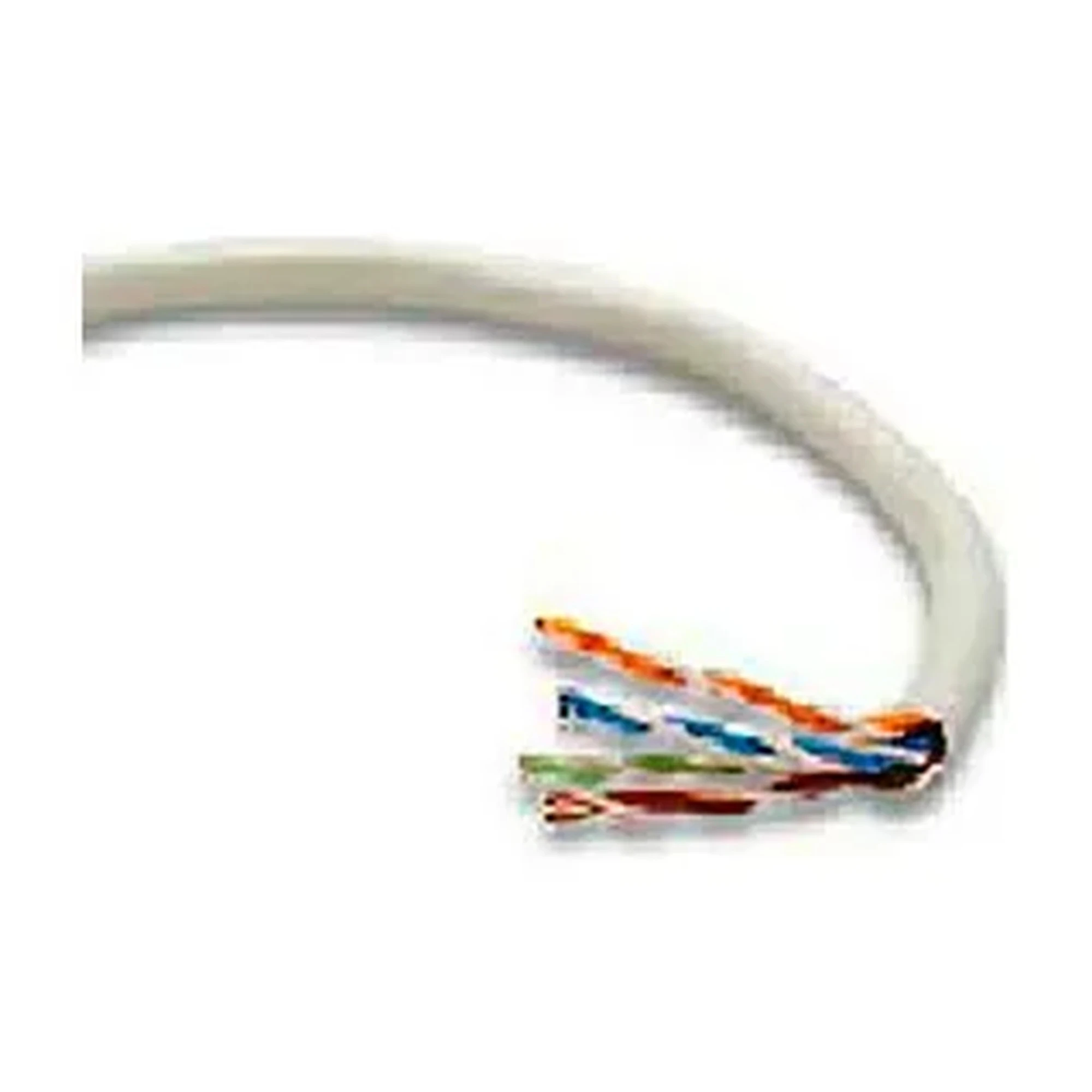 Cat5e Plenum UTP Network Cable, White, 1,000 Ft. Box