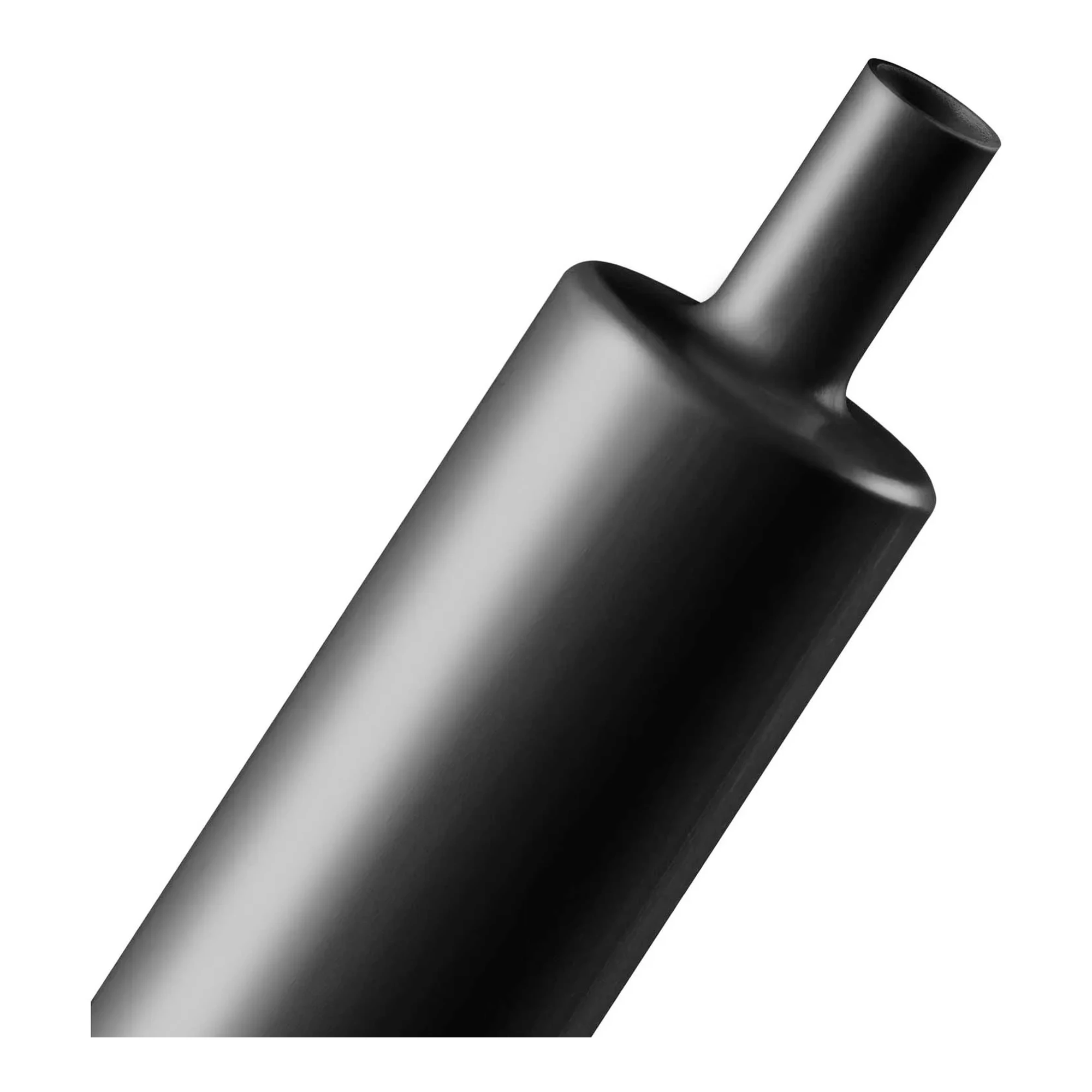 3:1 Polyolefin Heat Shrink Tubing, 1-1/2 in. Diameter, 25 ft., Black