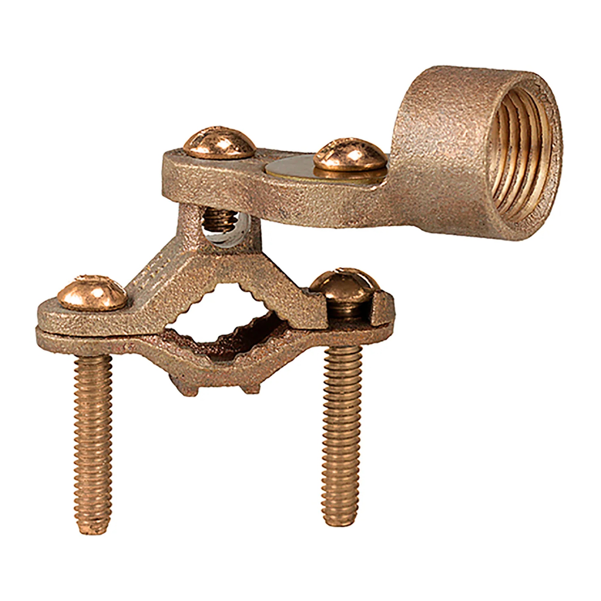 Bronze Ground Clamp with 1/2-Inch Hub, 25-Pack