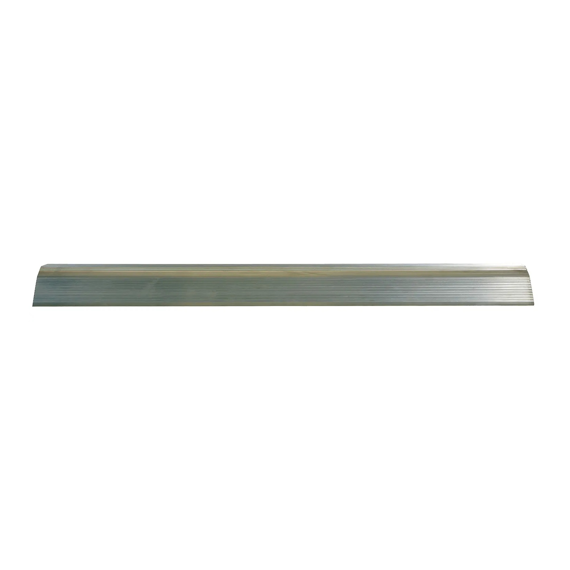 Gray aluminum hose and cable crossover ramp