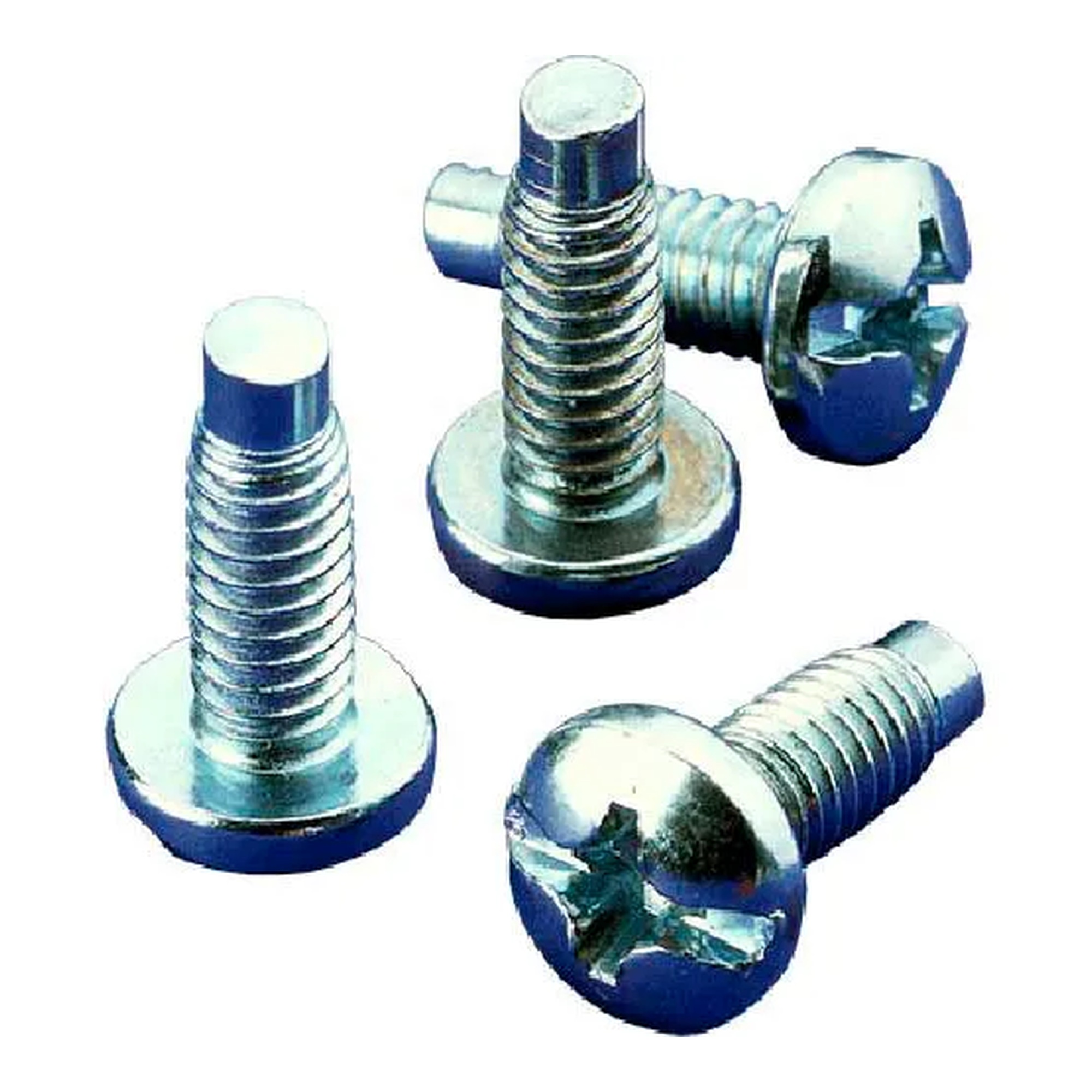 Black Steel Rack Mounting Screws, #10-32 x 0.75 in., 20-Pack