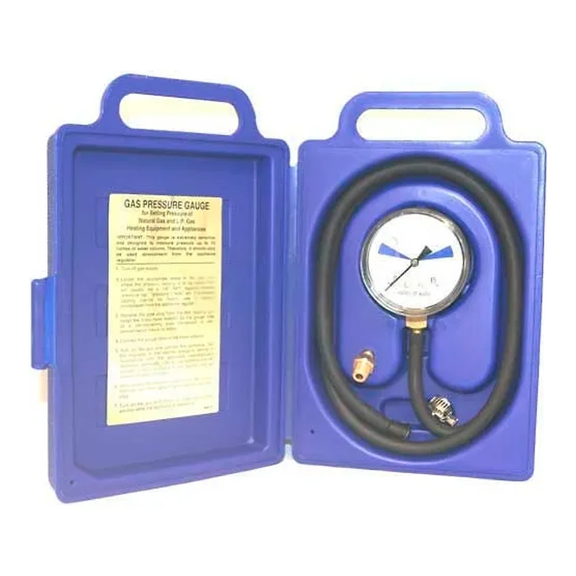 Natural and LP Gas Pressure Tester, 0–15 in. WC